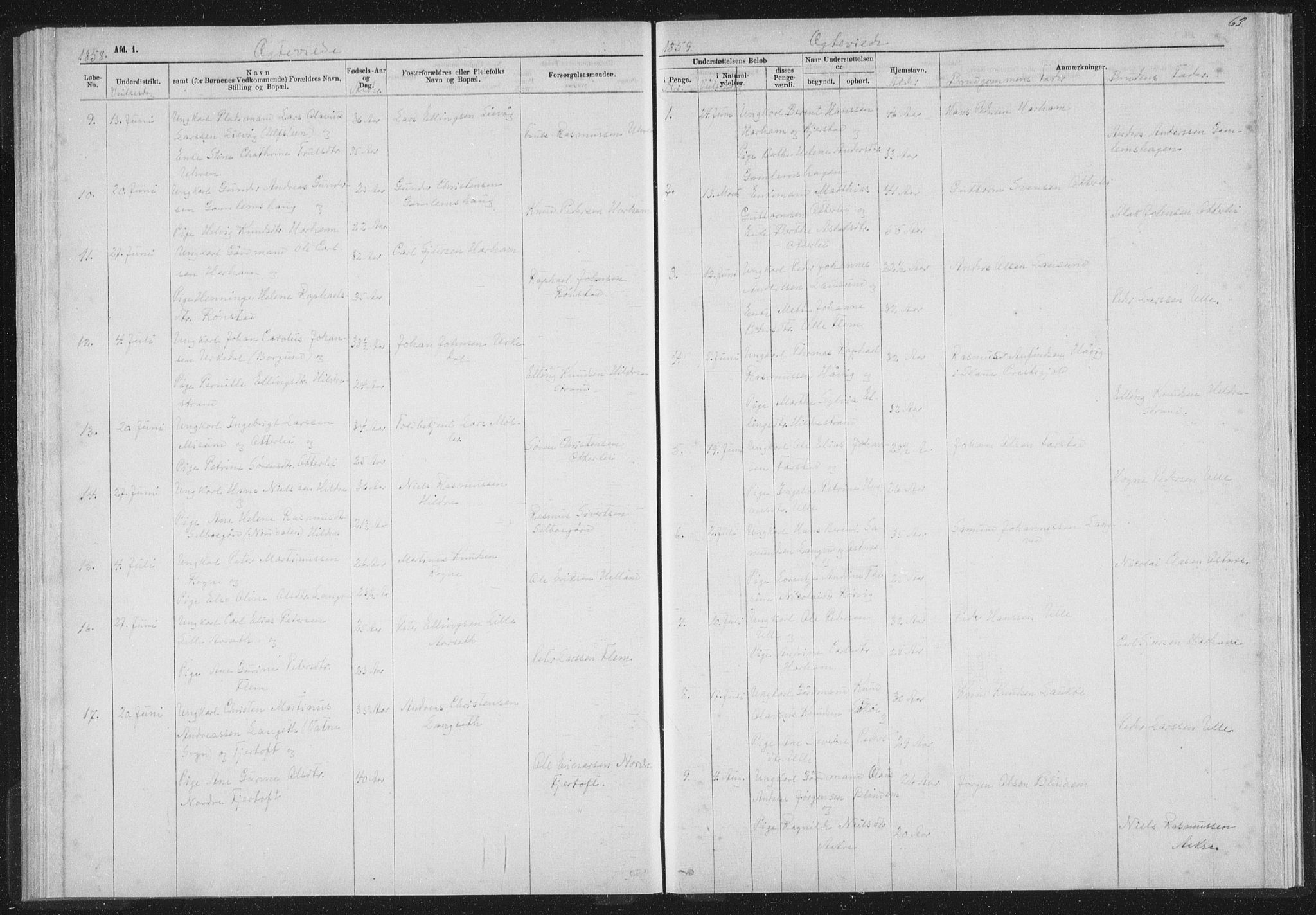 Ministerialprotokoller, klokkerbøker og fødselsregistre - Møre og Romsdal, AV/SAT-A-1454/536/L0514: Parish register (official) no. 536D01, 1840-1875, p. 63