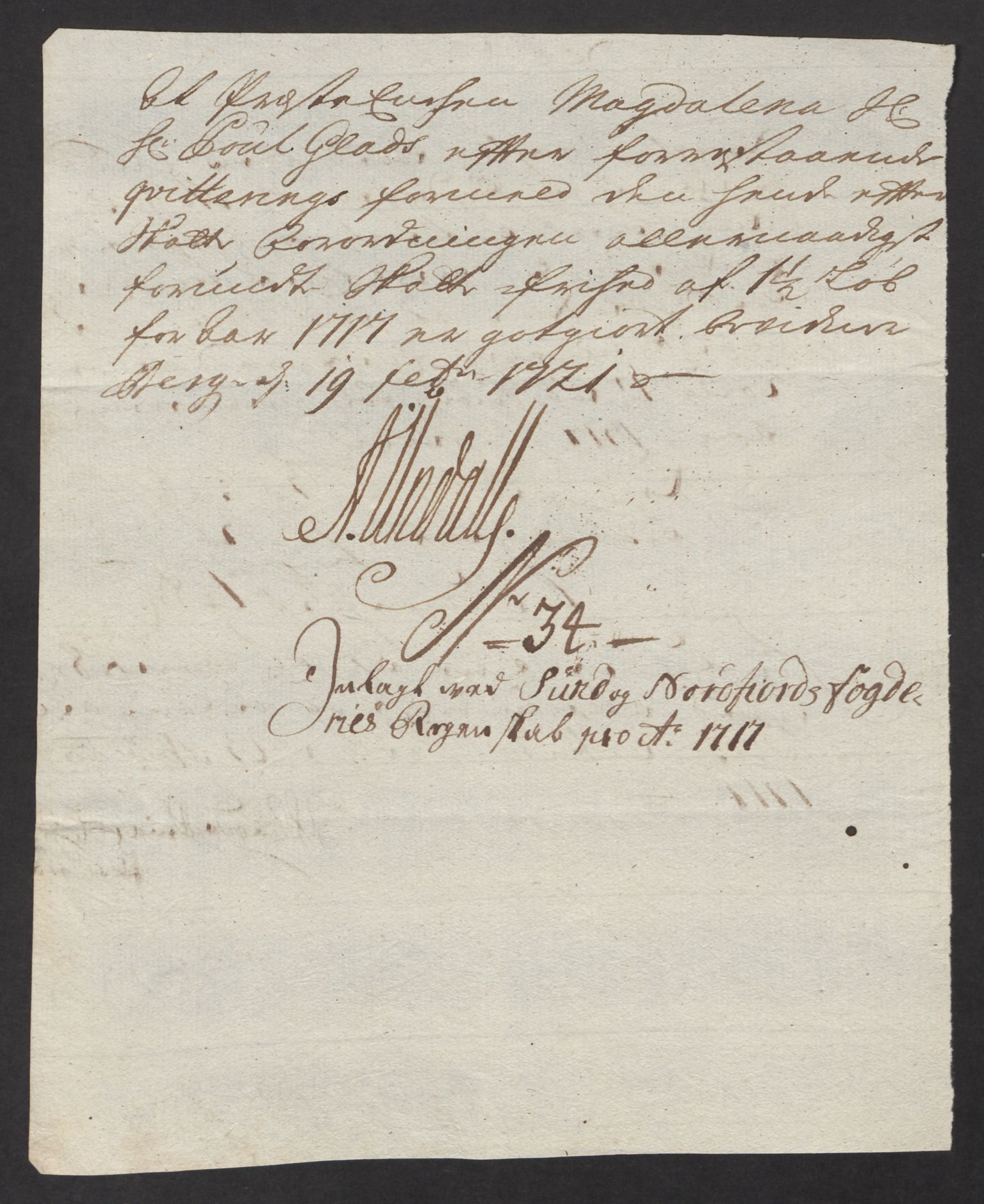 Rentekammeret inntil 1814, Reviderte regnskaper, Fogderegnskap, RA/EA-4092/R53/L3441: Fogderegnskap Sunn- og Nordfjord, 1717-1718, p. 264