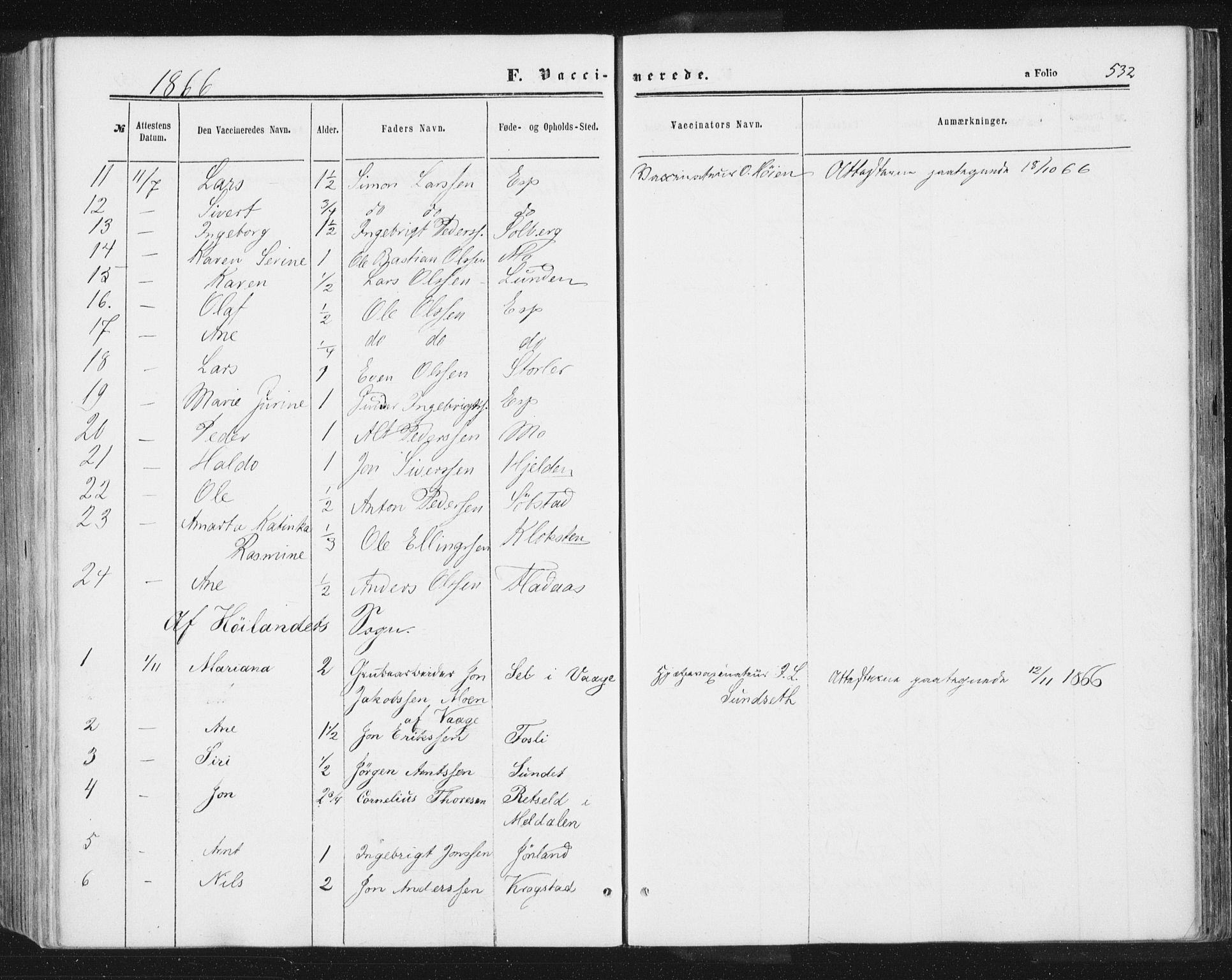 Ministerialprotokoller, klokkerbøker og fødselsregistre - Sør-Trøndelag, AV/SAT-A-1456/691/L1077: Parish register (official) no. 691A09, 1862-1873, p. 532