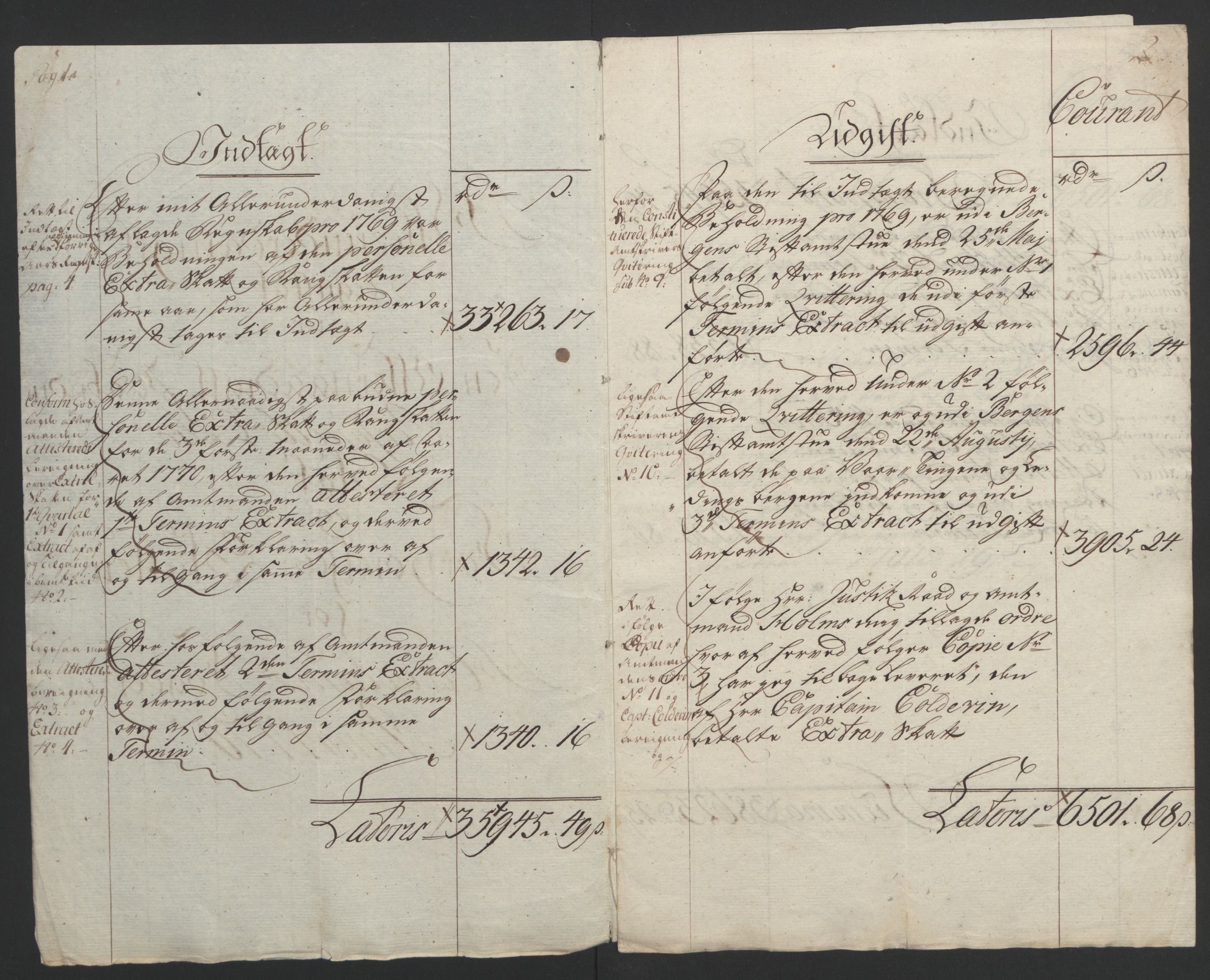 Rentekammeret inntil 1814, Reviderte regnskaper, Fogderegnskap, AV/RA-EA-4092/R65/L4573: Ekstraskatten Helgeland, 1762-1772, p. 256