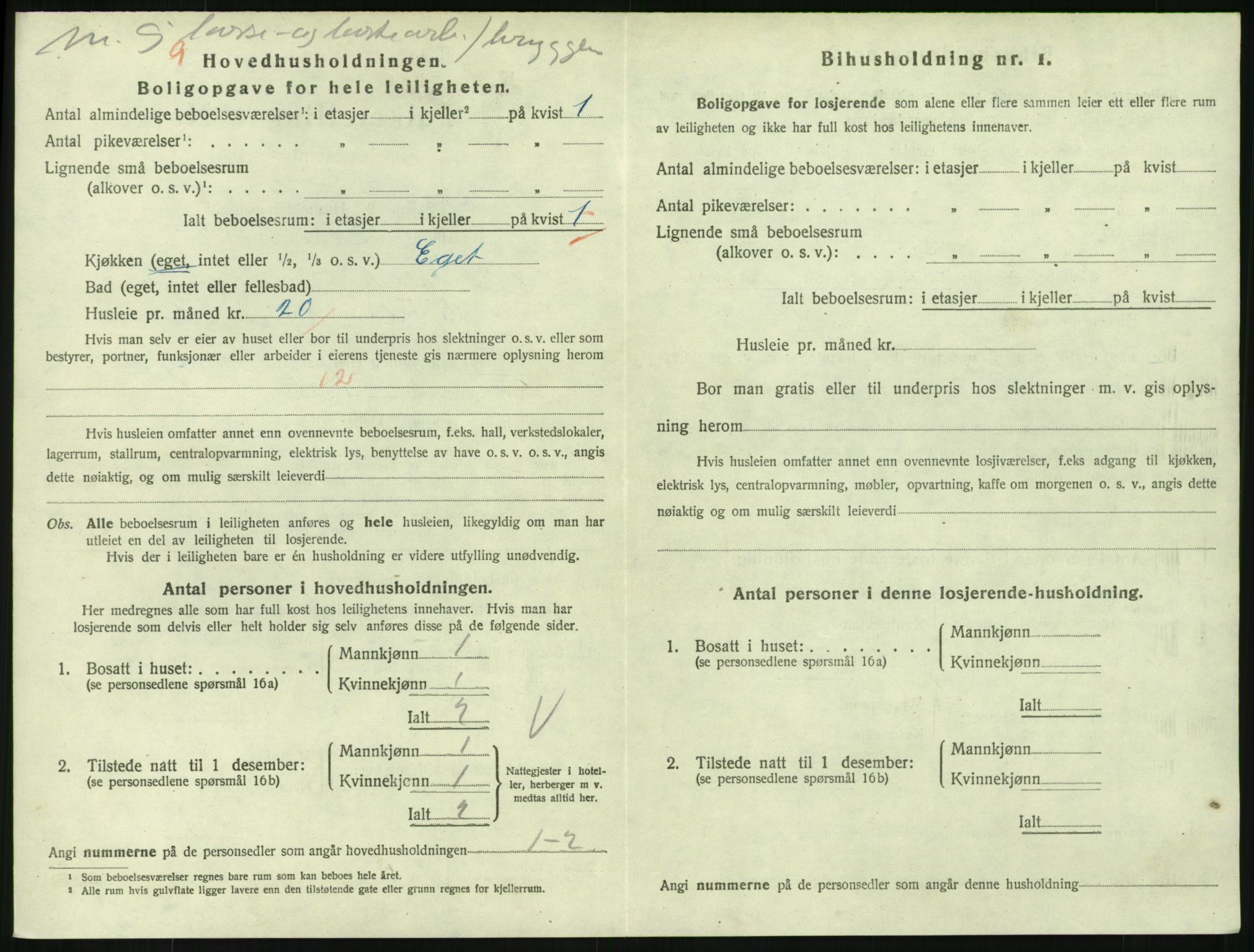 SAKO, 1920 census for Larvik, 1920, p. 7383