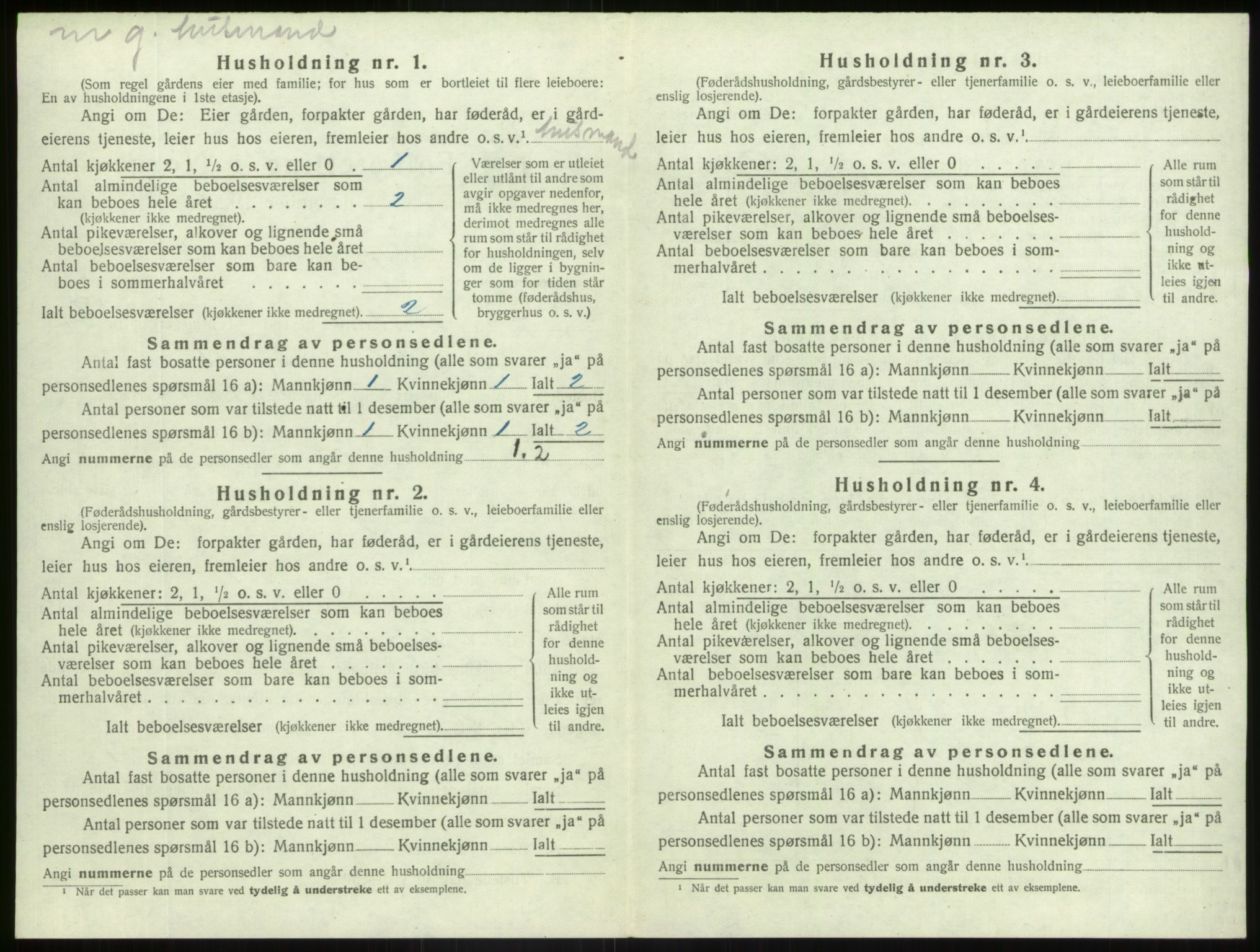 SAB, 1920 census for Luster, 1920, p. 887