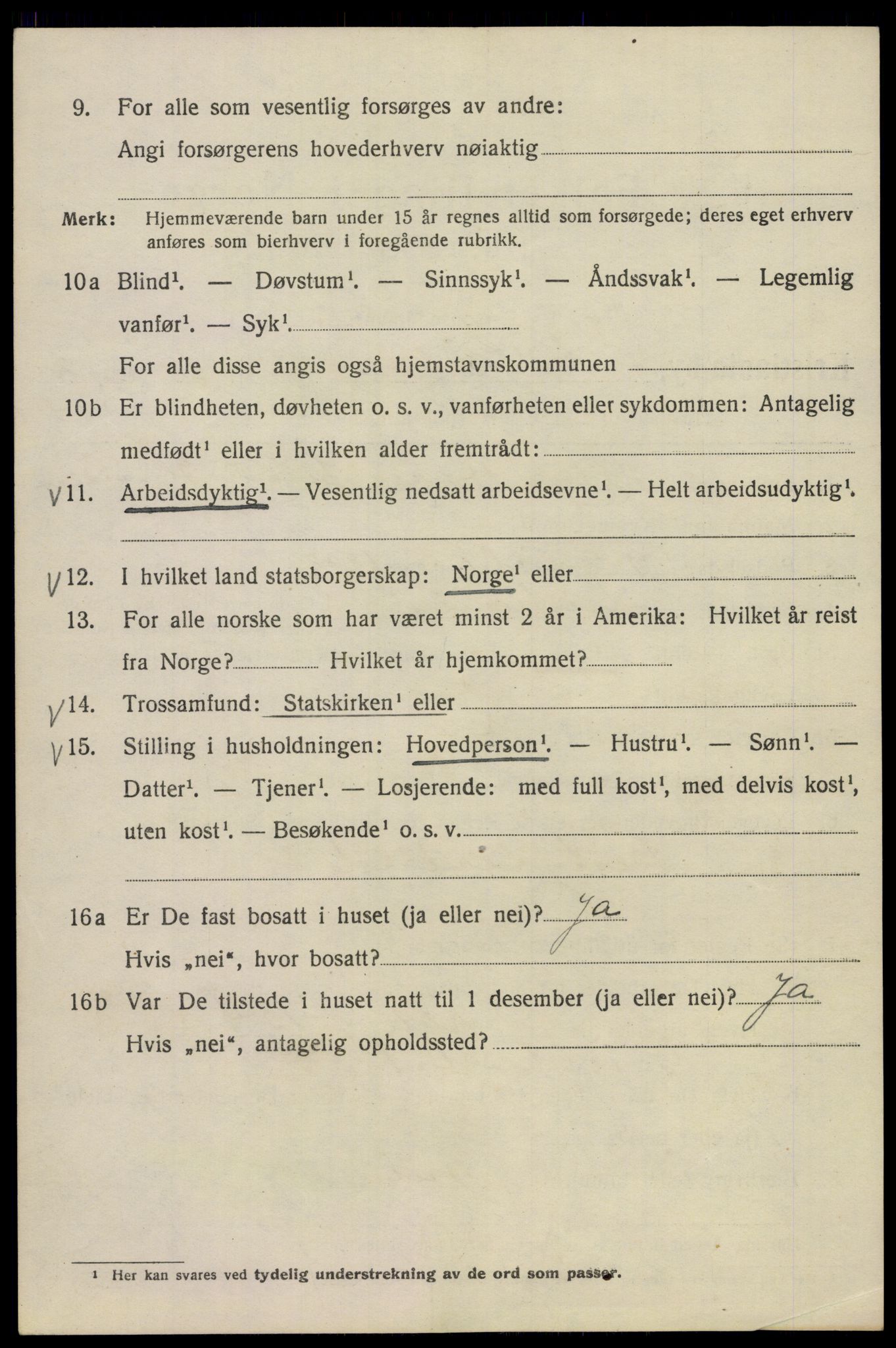 SAO, 1920 census for Kristiania, 1920, p. 252430