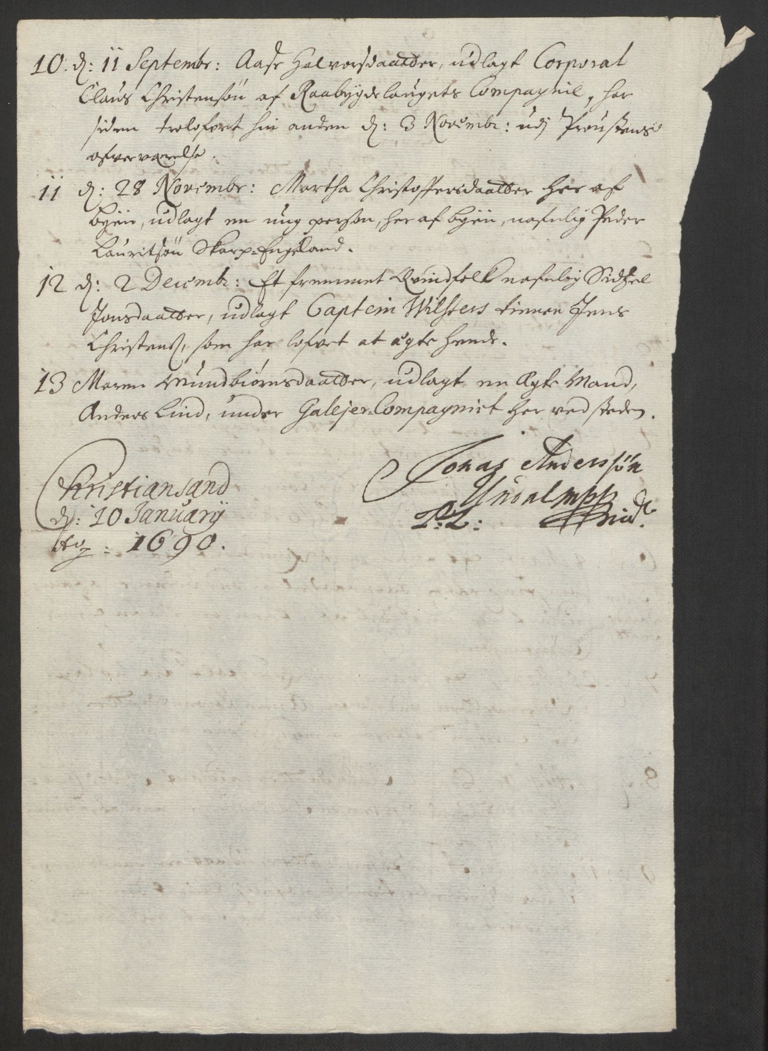 Rentekammeret inntil 1814, Reviderte regnskaper, Byregnskaper, AV/RA-EA-4066/R/Rm/L0285: [M18] Sikt og sakefall, 1681-1718, p. 115