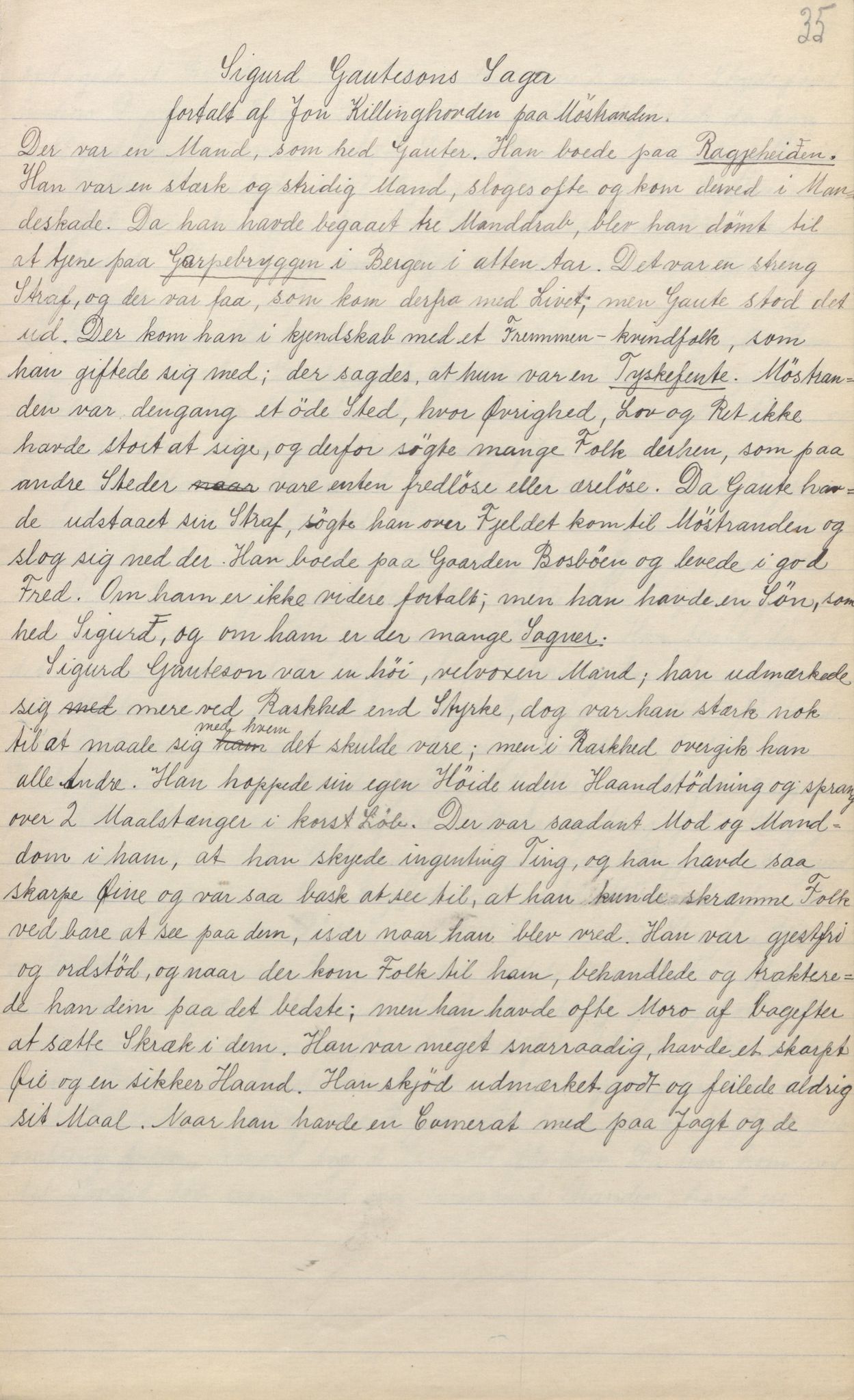 Rikard Berge, TEMU/TGM-A-1003/F/L0011/0010: 381-399 / 390 M. B. Landstads "Sagn fra Telemarken", 1920, p. 35