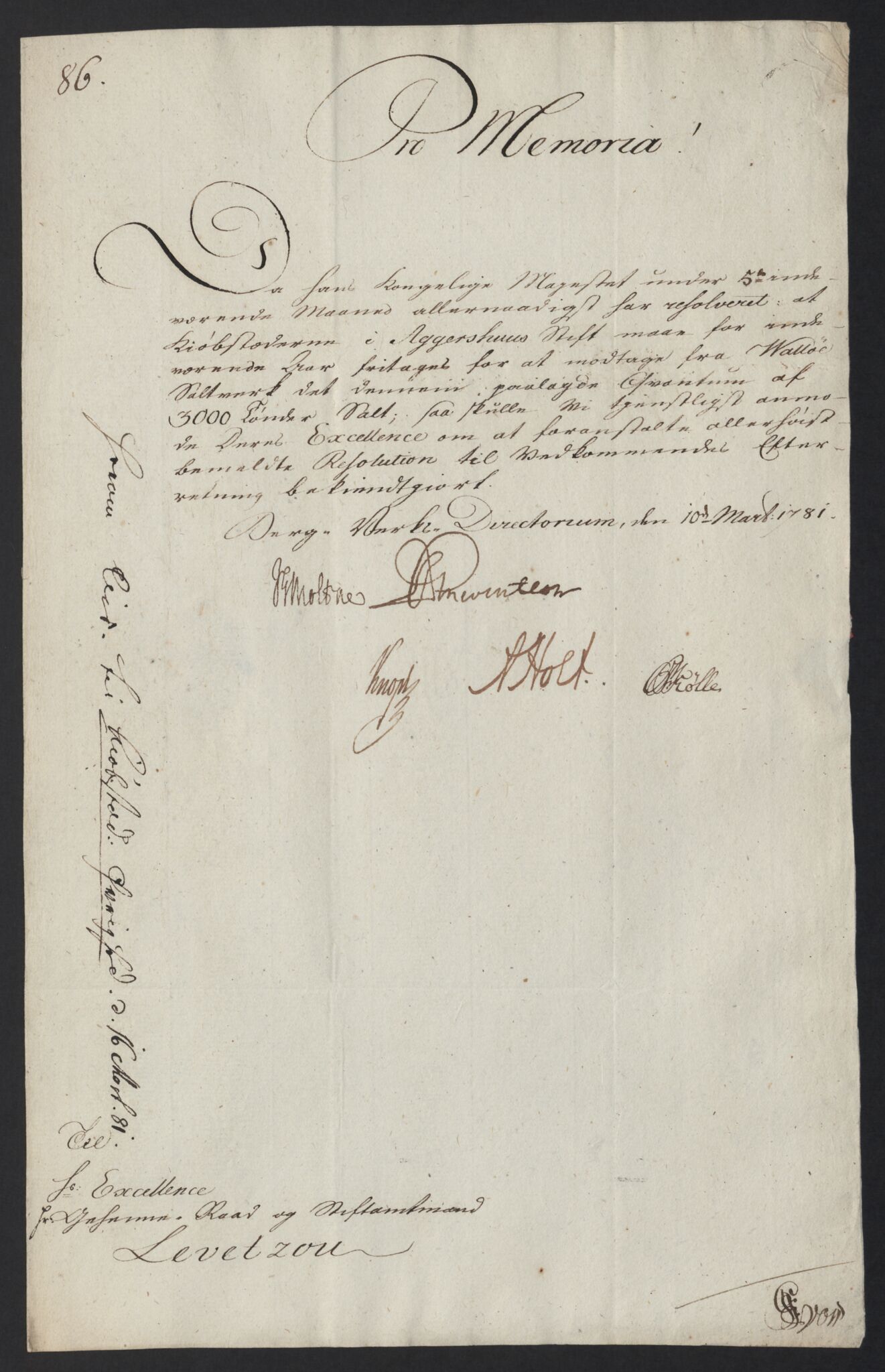 Kristiania stiftamt, SAO/A-10386/E/Ea/Eai/L0001: Bergverksdirektoriet, 1773-1785, p. 45