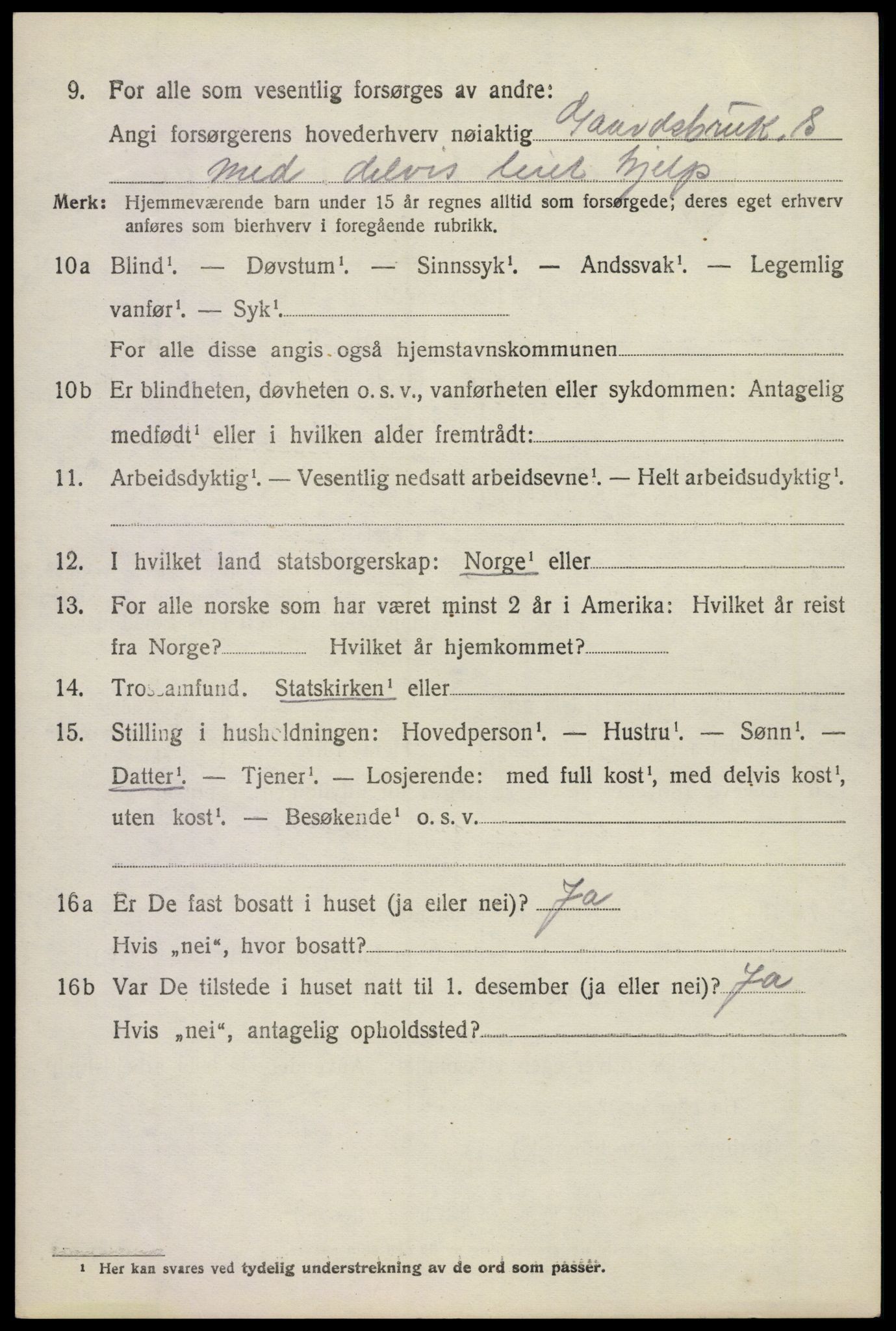 SAKO, 1920 census for Sem, 1920, p. 7846