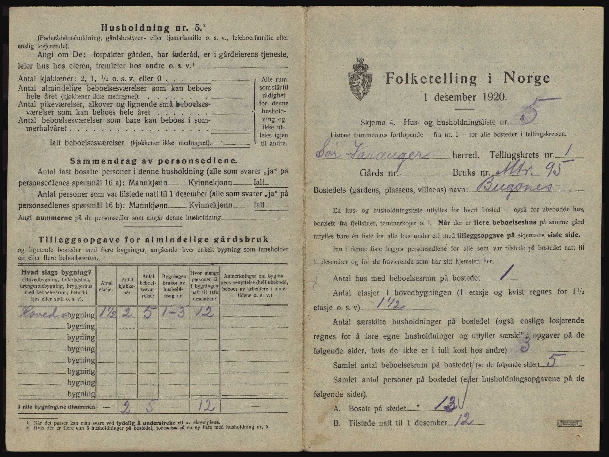 SATØ, 1920 census for Sør-Varanger, 1920, p. 58