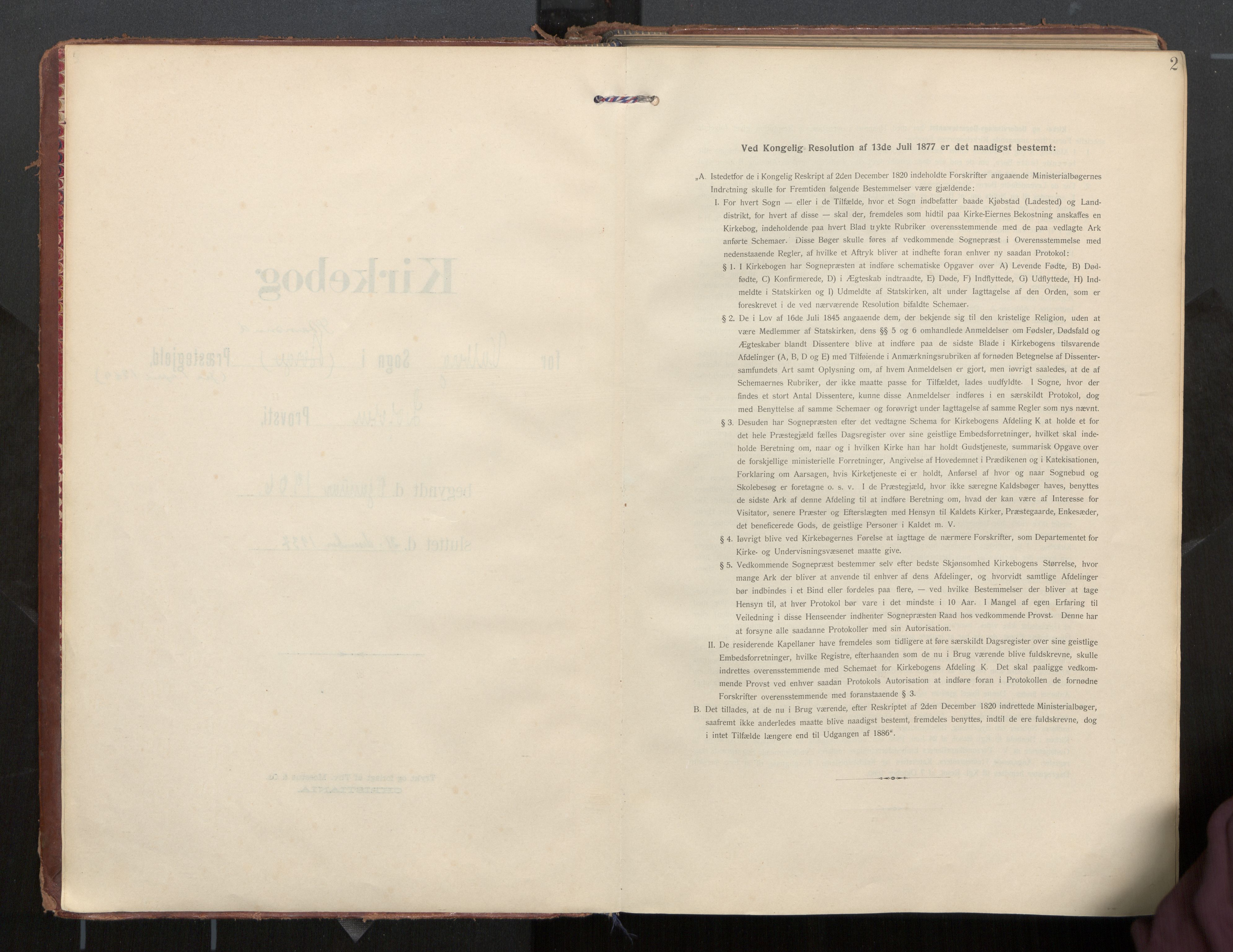 Ministerialprotokoller, klokkerbøker og fødselsregistre - Nordland, SAT/A-1459/884/L1194: Parish register (official) no. 884A02, 1906-1937, p. 2