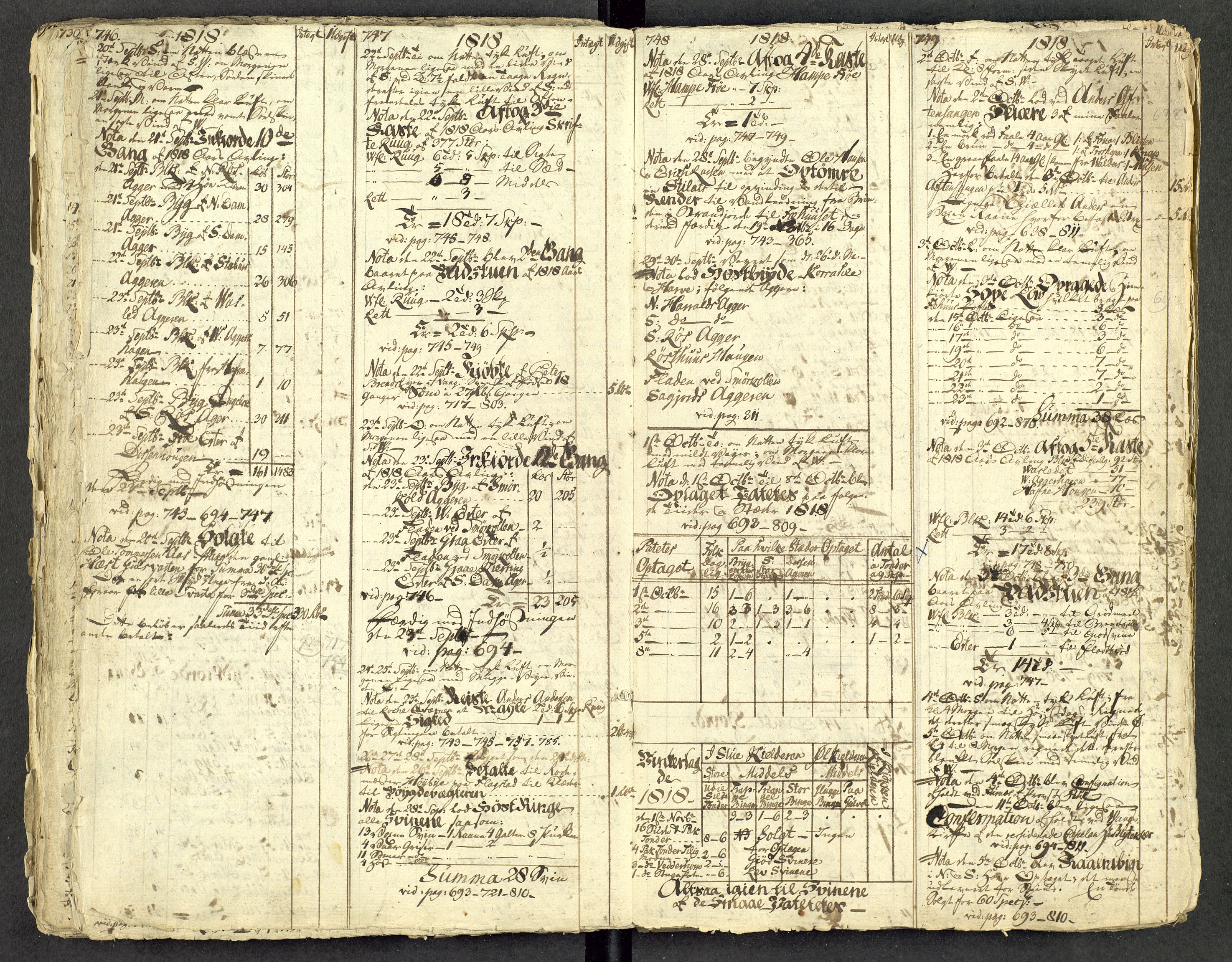 Åker i Vang, Hedmark, og familien Todderud, AV/SAH-ARK-010/G/Ga/L0004/0001: Dagbøker / Dagbok, 1812-1825, p. 92