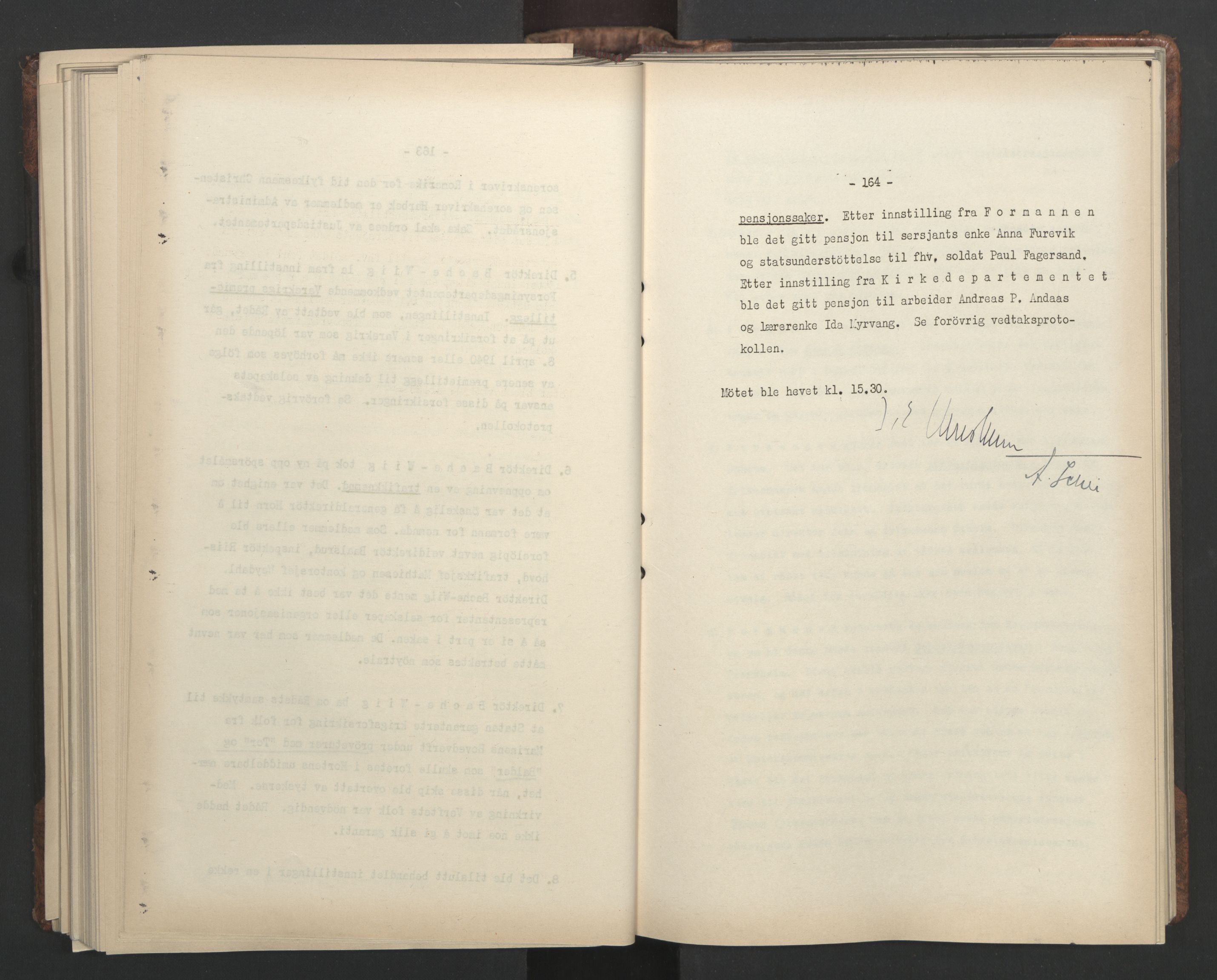 Administrasjonsrådet, AV/RA-S-1004/A/L0001: Møteprotokoll med tillegg 15/4-25/9, 1940, p. 164