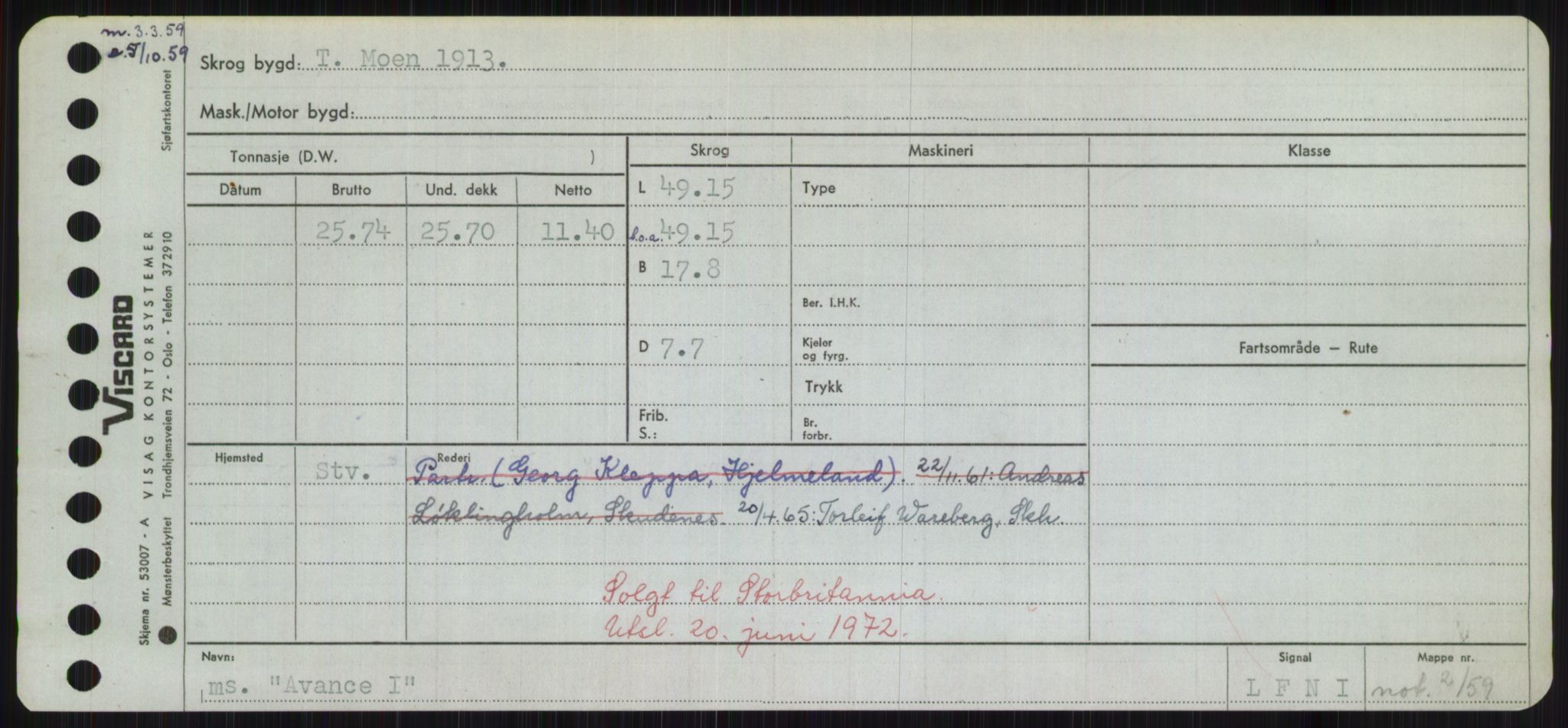 Sjøfartsdirektoratet med forløpere, Skipsmålingen, RA/S-1627/H/Hd/L0002: Fartøy, Apa-Axe, p. 517