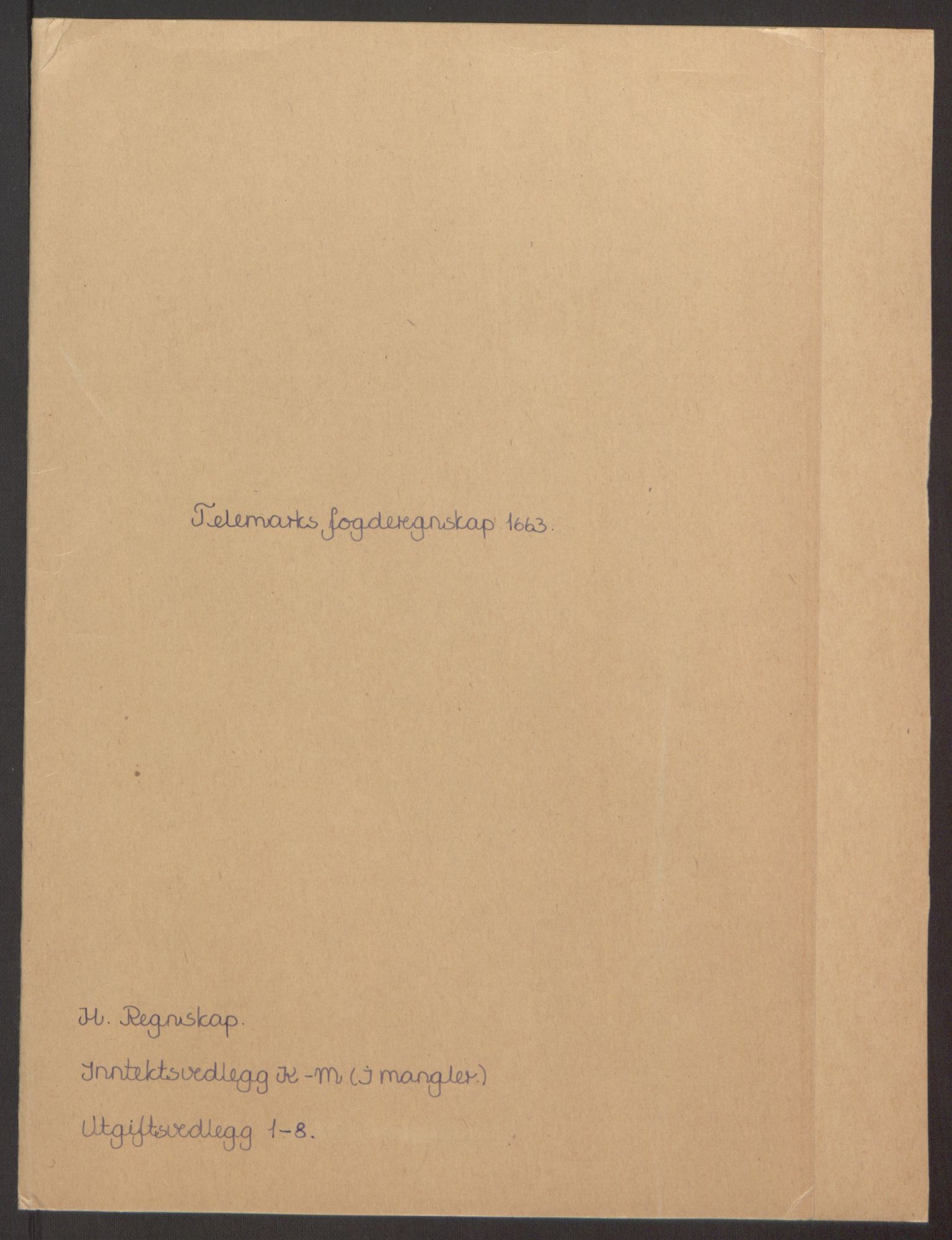Rentekammeret inntil 1814, Reviderte regnskaper, Fogderegnskap, AV/RA-EA-4092/R35/L2054: Fogderegnskap Øvre og Nedre Telemark, 1662-1663, p. 252