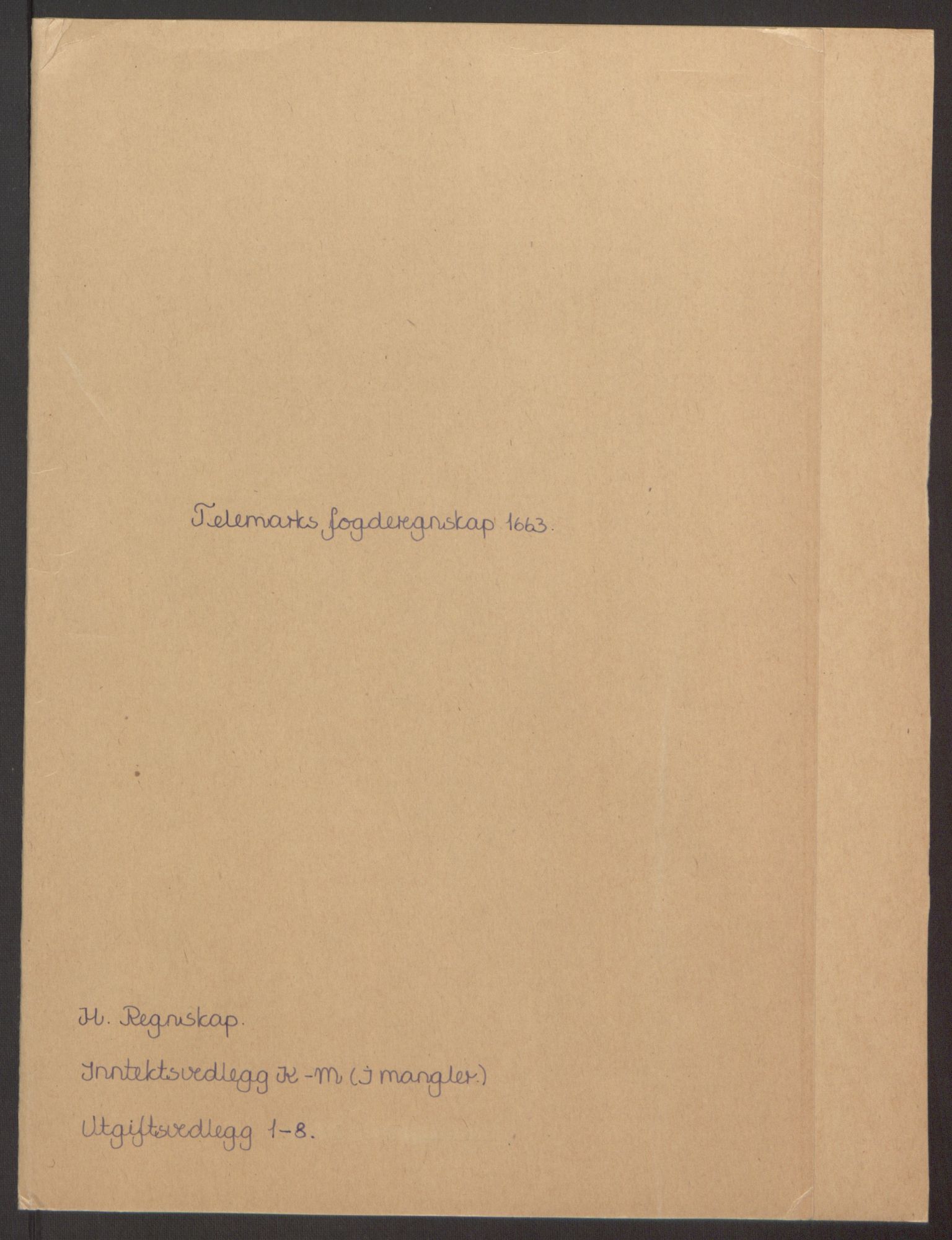 Rentekammeret inntil 1814, Reviderte regnskaper, Fogderegnskap, RA/EA-4092/R35/L2054: Fogderegnskap Øvre og Nedre Telemark, 1662-1663, p. 252