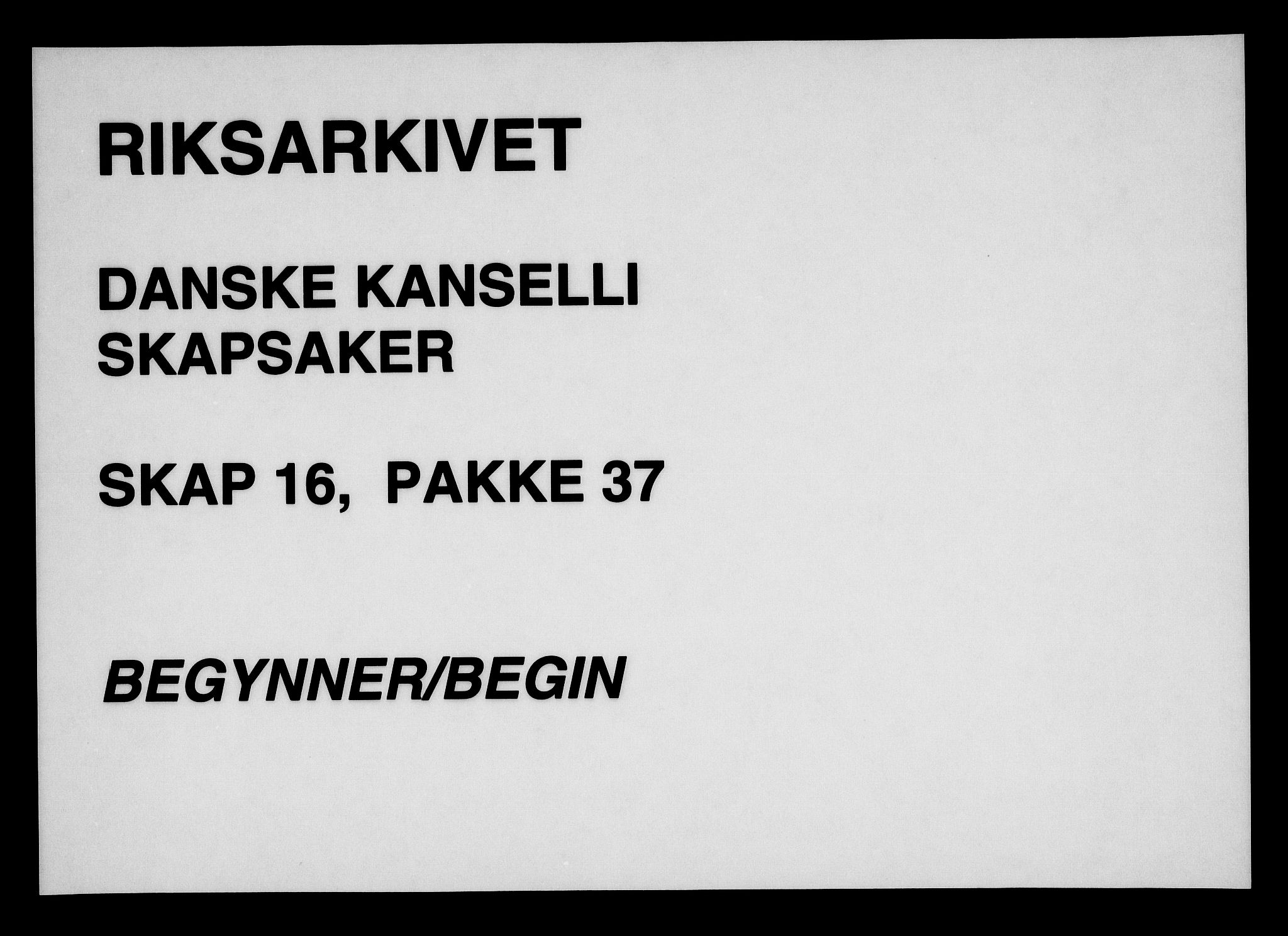 Danske Kanselli, Skapsaker, RA/EA-4061/F/L0113: Skap 16, pakke 36-39, 1634-1778, p. 228