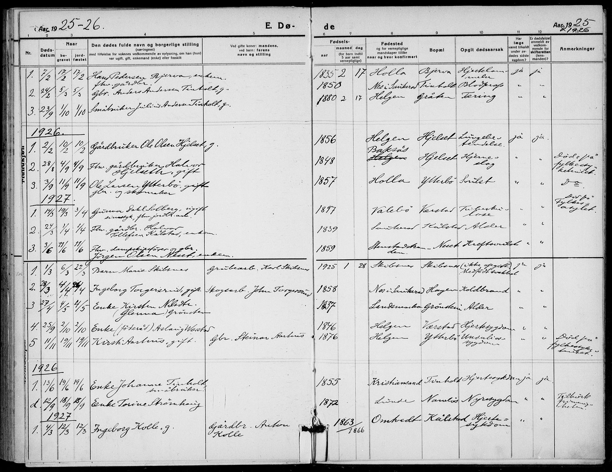 Holla kirkebøker, AV/SAKO-A-272/F/Fa/L0011: Parish register (official) no. 11, 1897-1928