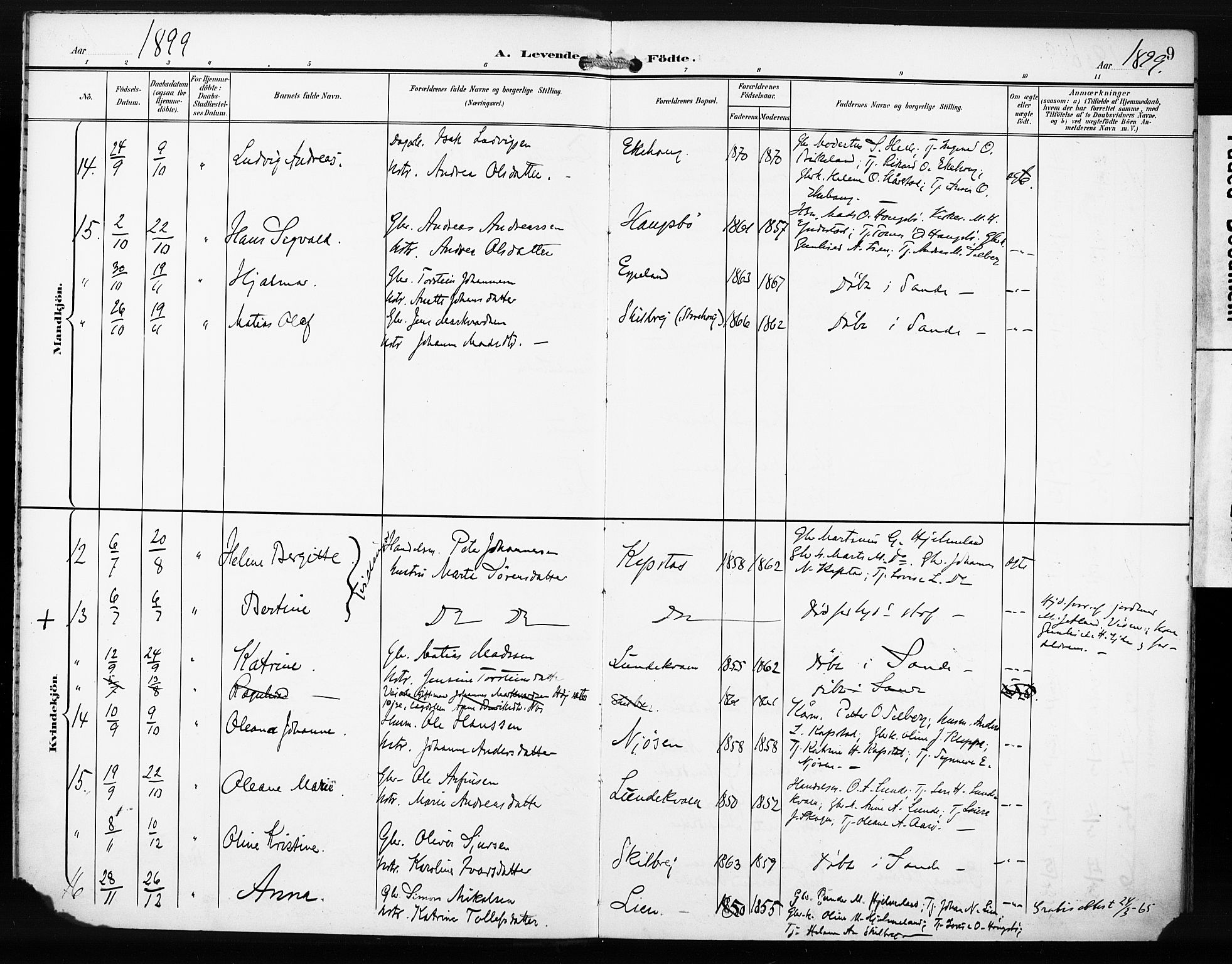 Gaular sokneprestembete, AV/SAB-A-80001/H/Haa: Parish register (official) no. C 2, 1898-1910, p. 9