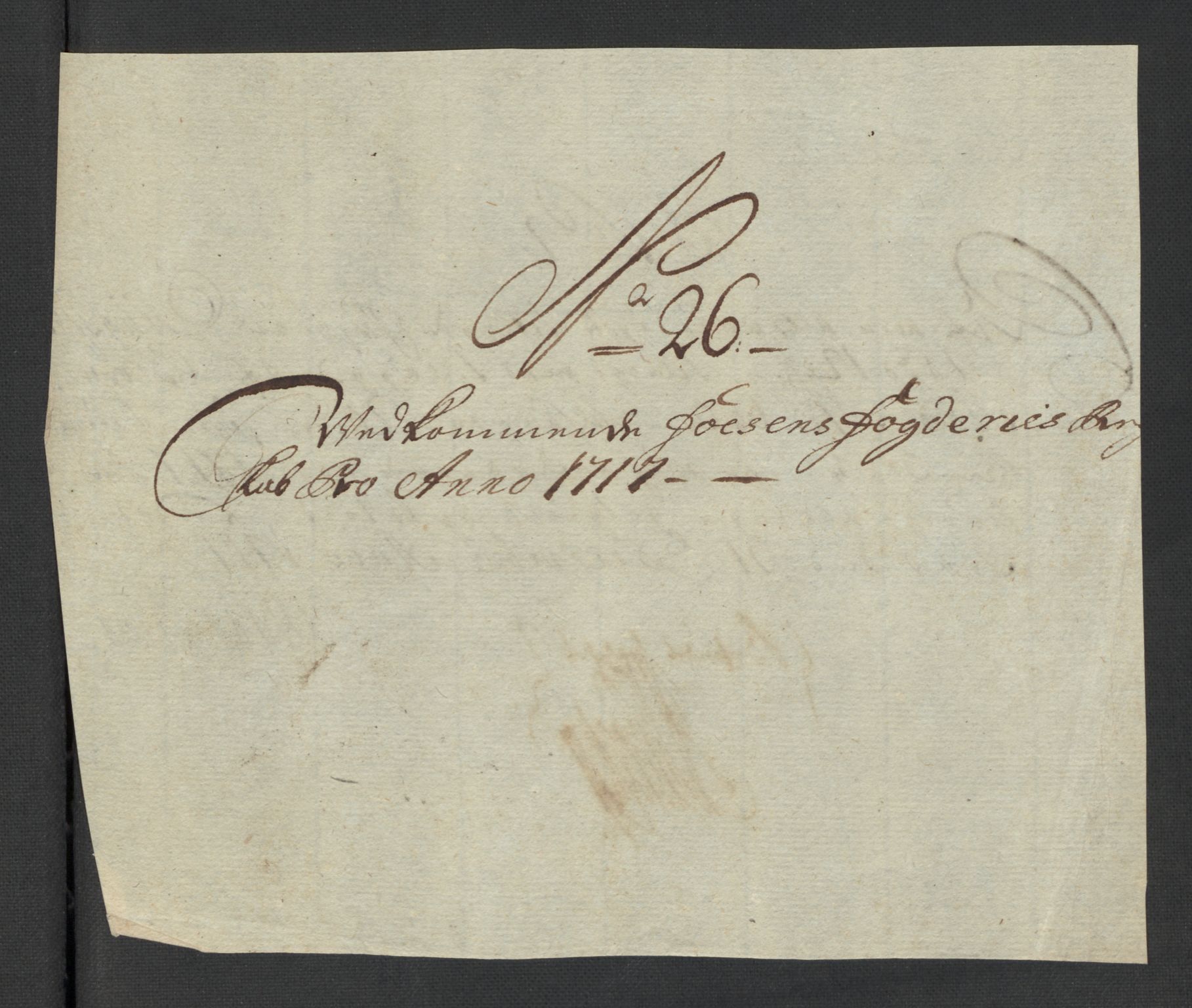 Rentekammeret inntil 1814, Reviderte regnskaper, Fogderegnskap, AV/RA-EA-4092/R57/L3865: Fogderegnskap Fosen, 1717, p. 198