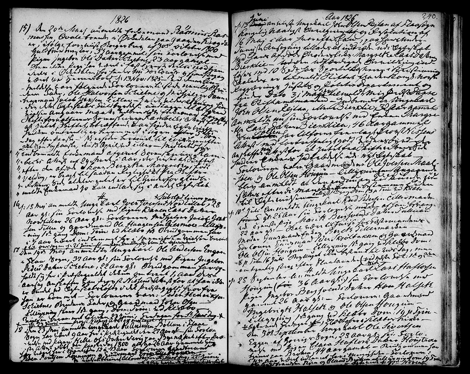 Ministerialprotokoller, klokkerbøker og fødselsregistre - Sør-Trøndelag, SAT/A-1456/618/L0438: Parish register (official) no. 618A03, 1783-1815, p. 240