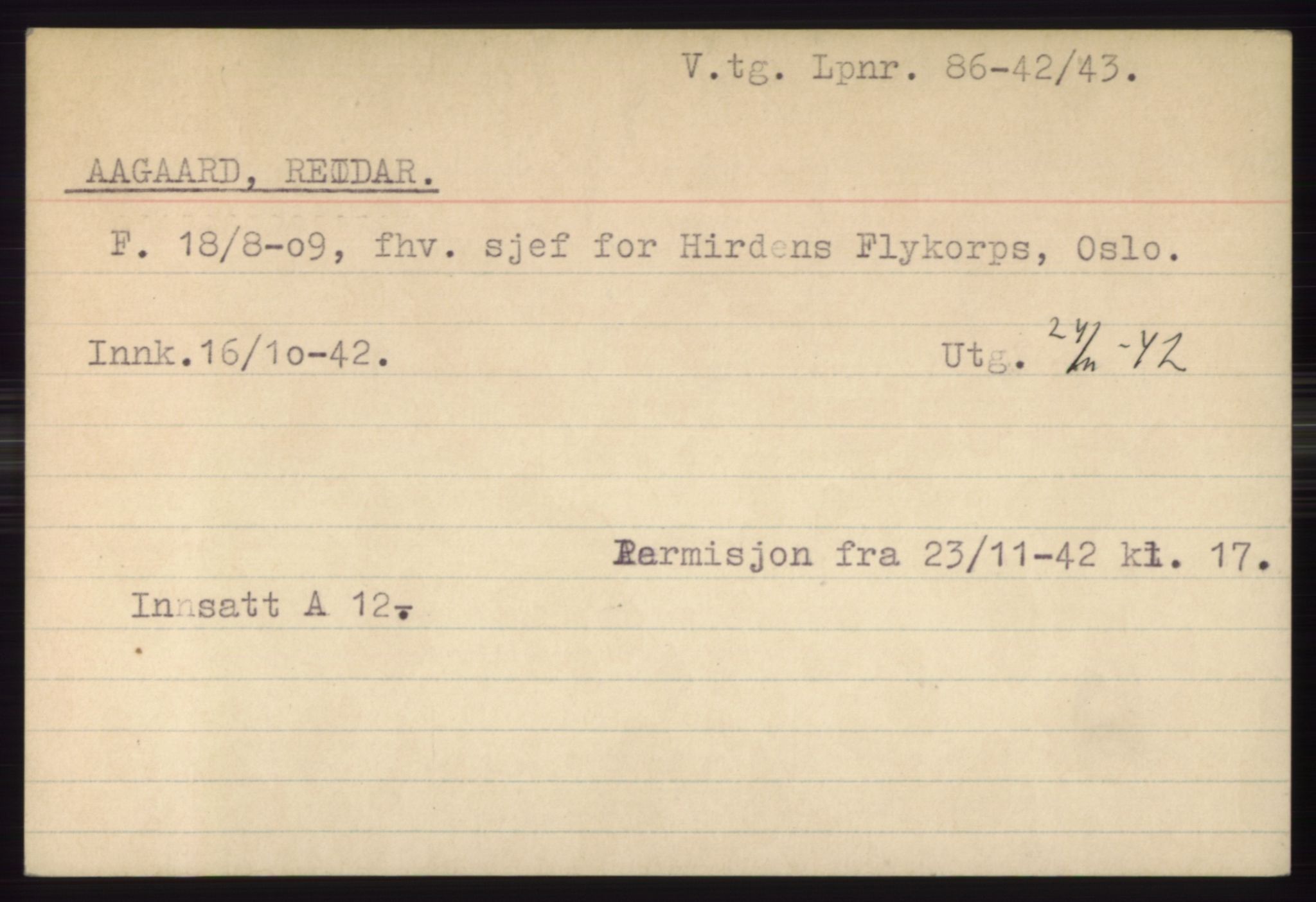 Statspolitiet - Hovedkontoret / Osloavdelingen, AV/RA-S-1329/C/Ck/Cke/L0005: Fangeregister; etternavn S - Å, 1941-1945, p. 725