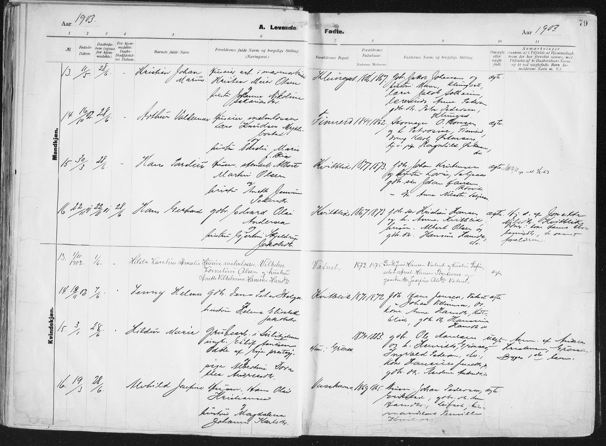 Ministerialprotokoller, klokkerbøker og fødselsregistre - Nordland, AV/SAT-A-1459/849/L0696: Parish register (official) no. 849A08, 1898-1910, p. 79