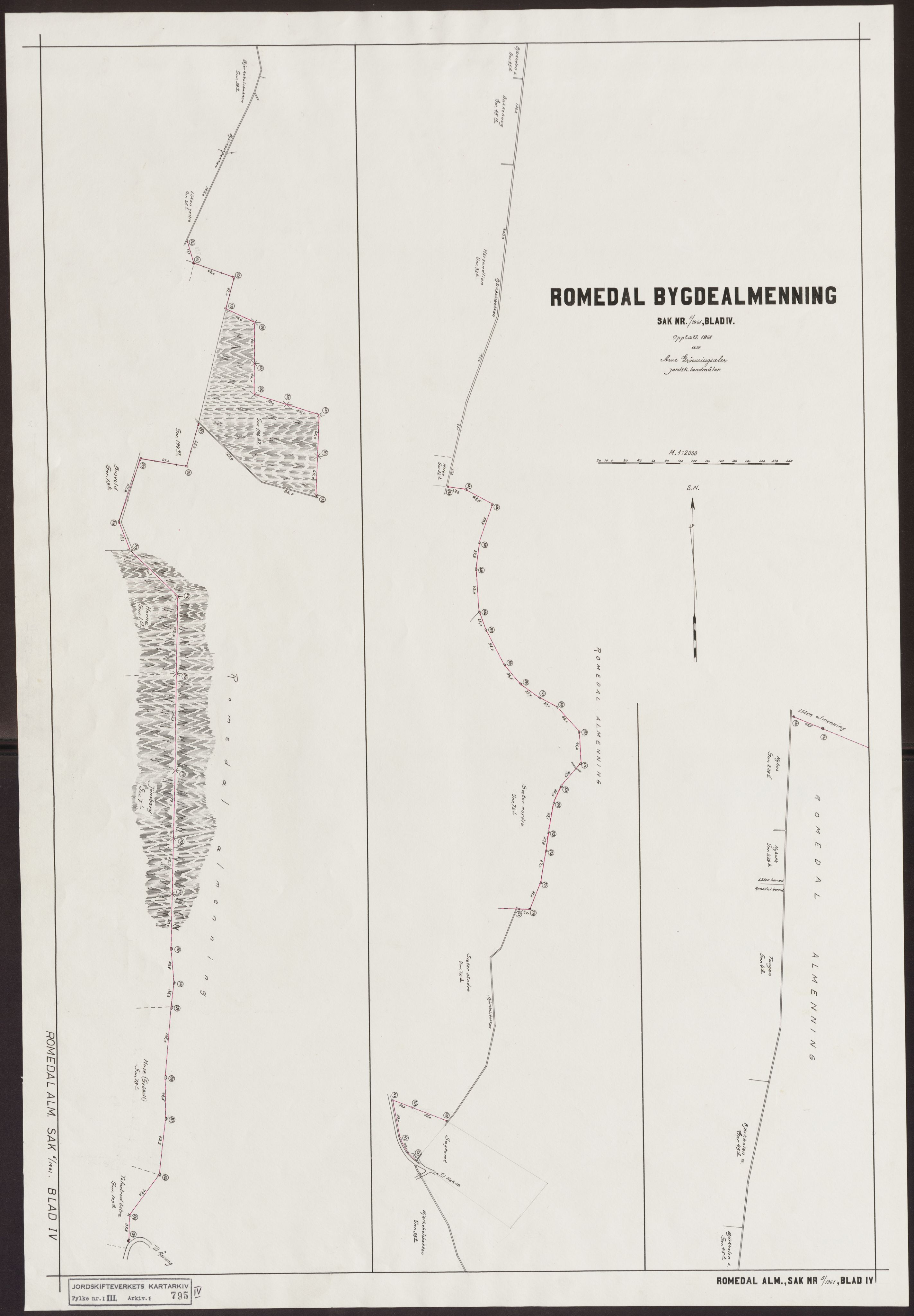 Jordskifteverkets kartarkiv, AV/RA-S-3929/T, 1859-1988, p. 1201