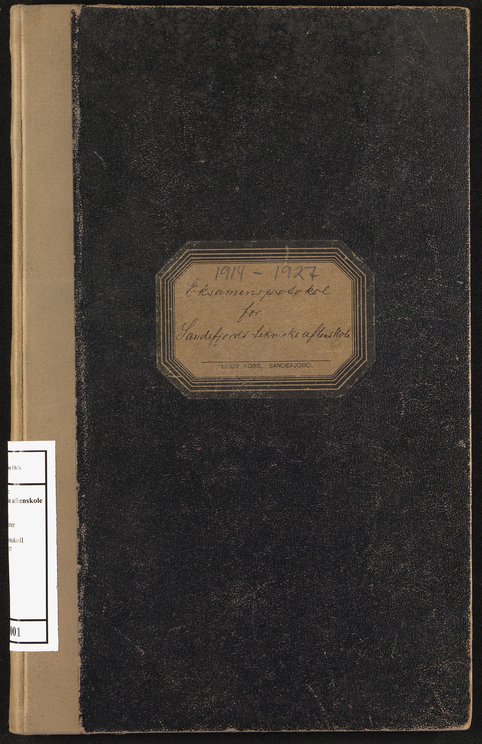 Vestfold fylkeskommune. Sandefjord tekniske aftenskole, VEMU/A-2000/F/L0001: Eksamensprotokoll, Sandefjord tekniske aftenskolen, 1897-1913