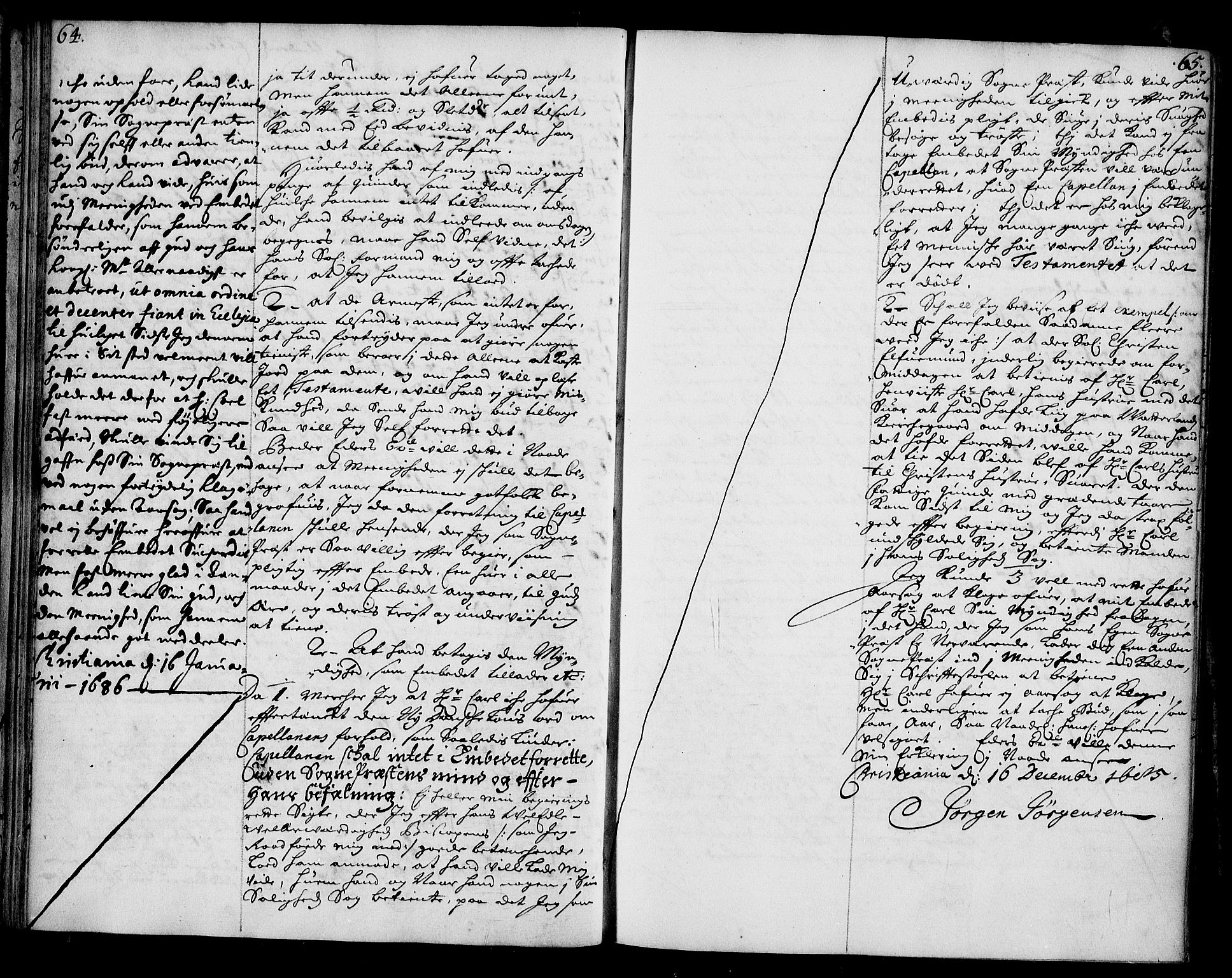Stattholderembetet 1572-1771, AV/RA-EA-2870/Ae/L0002: Supplikasjons- og resolusjonsprotokoll, 1686, p. 64-65