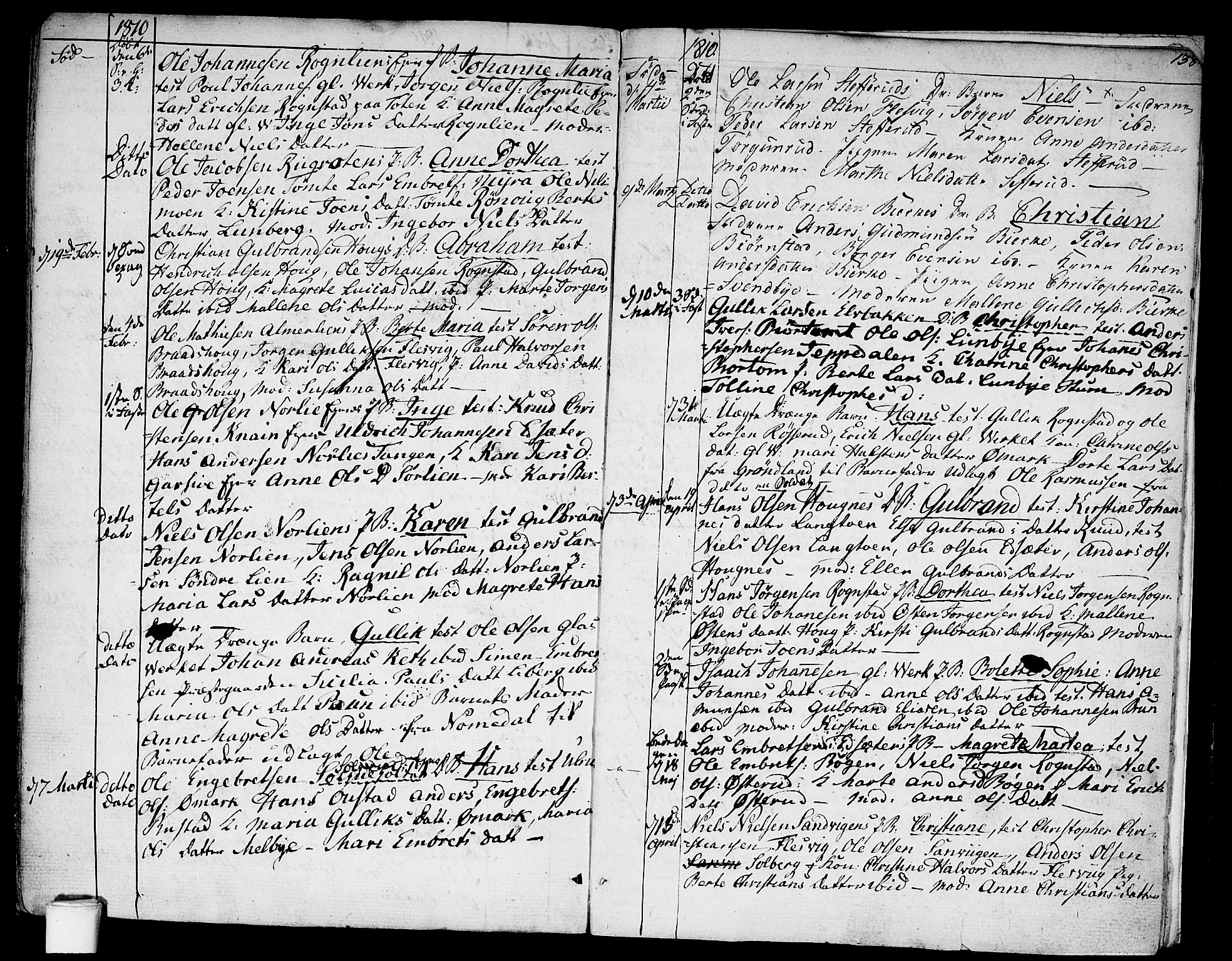 Hurdal prestekontor Kirkebøker, AV/SAO-A-10889/F/Fa/L0001: Parish register (official) no. I 1, 1777-1812, p. 138