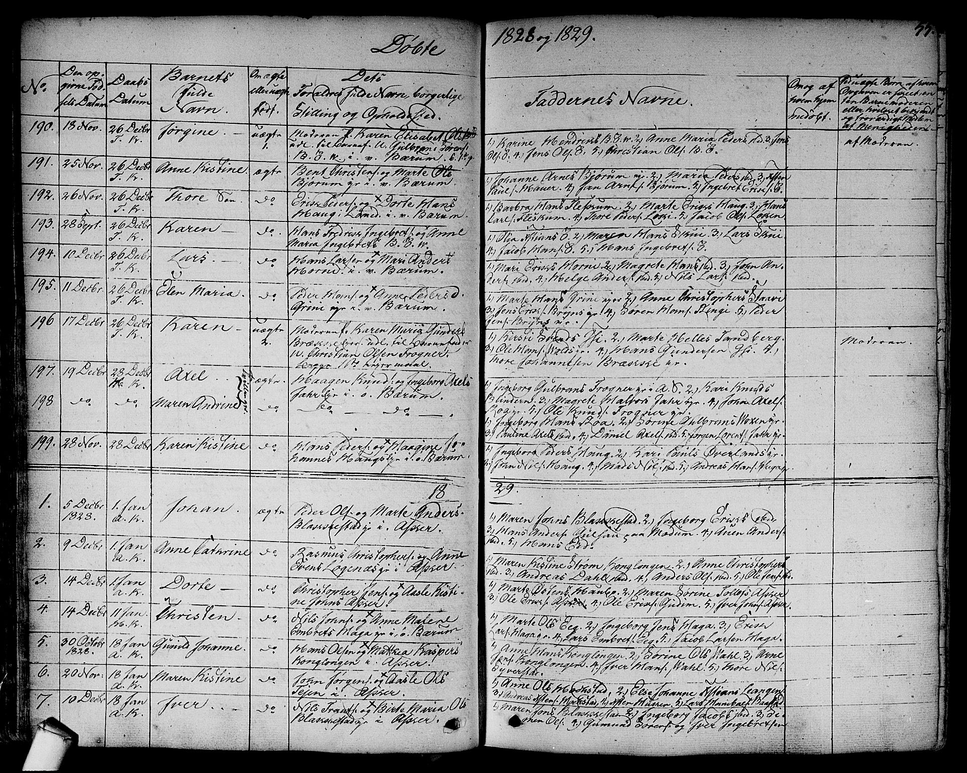 Asker prestekontor Kirkebøker, SAO/A-10256a/F/Fa/L0007: Parish register (official) no. I 7, 1825-1864, p. 55
