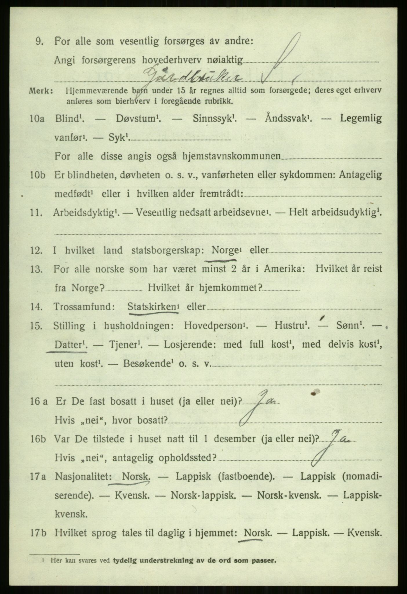 SATØ, 1920 census for Tromsøysund, 1920, p. 2775
