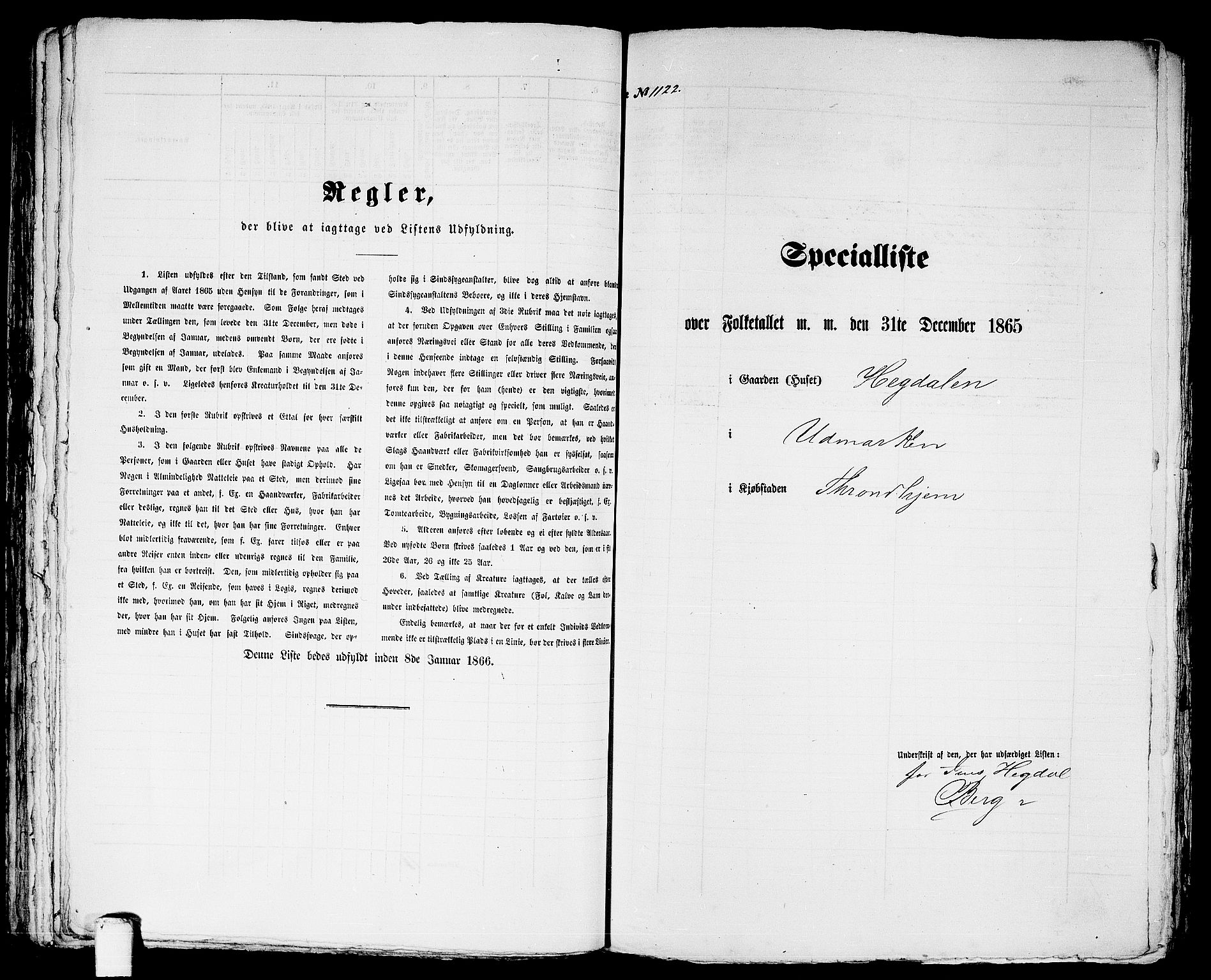 RA, 1865 census for Trondheim, 1865, p. 2337