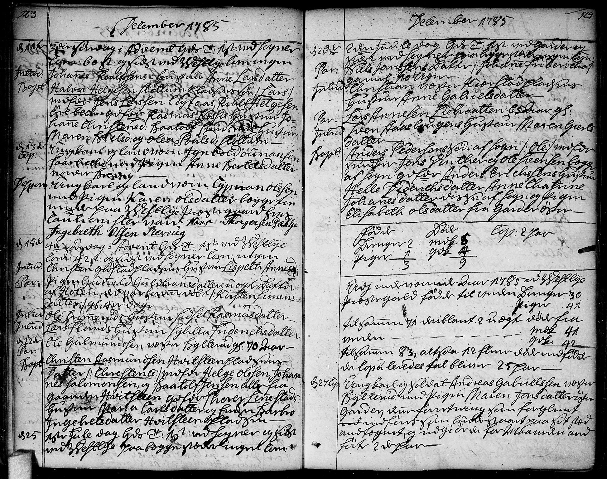 Vestby prestekontor Kirkebøker, AV/SAO-A-10893/F/Fa/L0003: Parish register (official) no. I 3, 1779-1796, p. 123-124