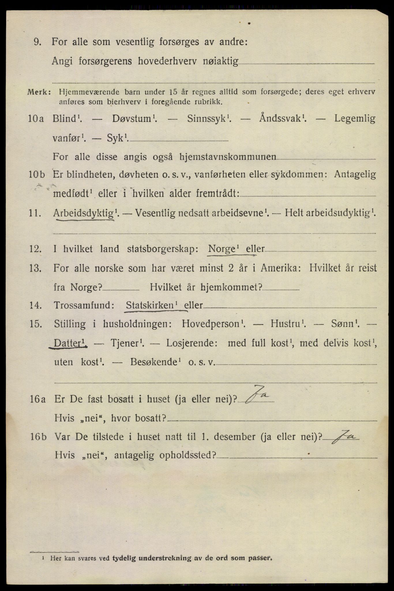 SAKO, 1920 census for Sandeherred, 1920, p. 8631