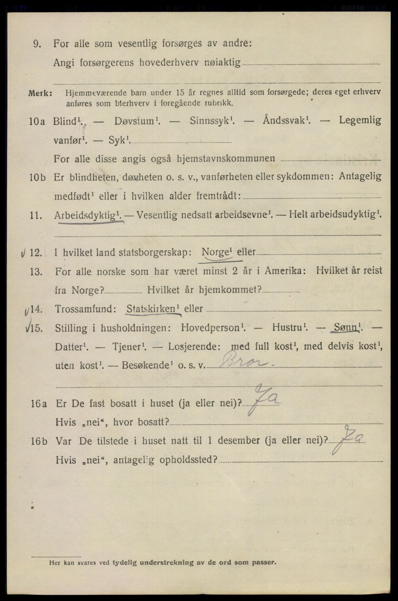 SAO, 1920 census for Kristiania, 1920, p. 166602