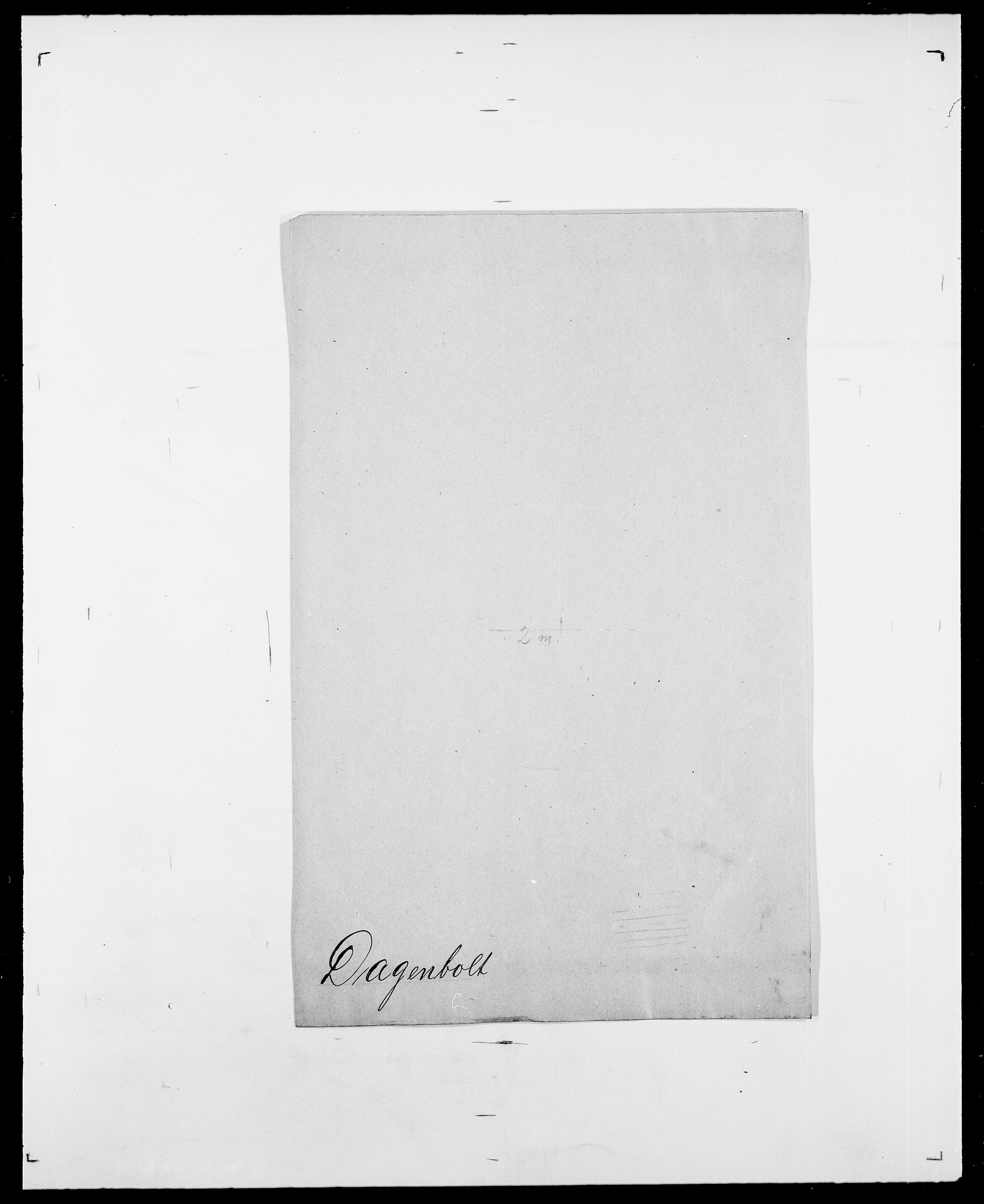 Delgobe, Charles Antoine - samling, AV/SAO-PAO-0038/D/Da/L0008: Capjon - Dagenbolt, p. 700