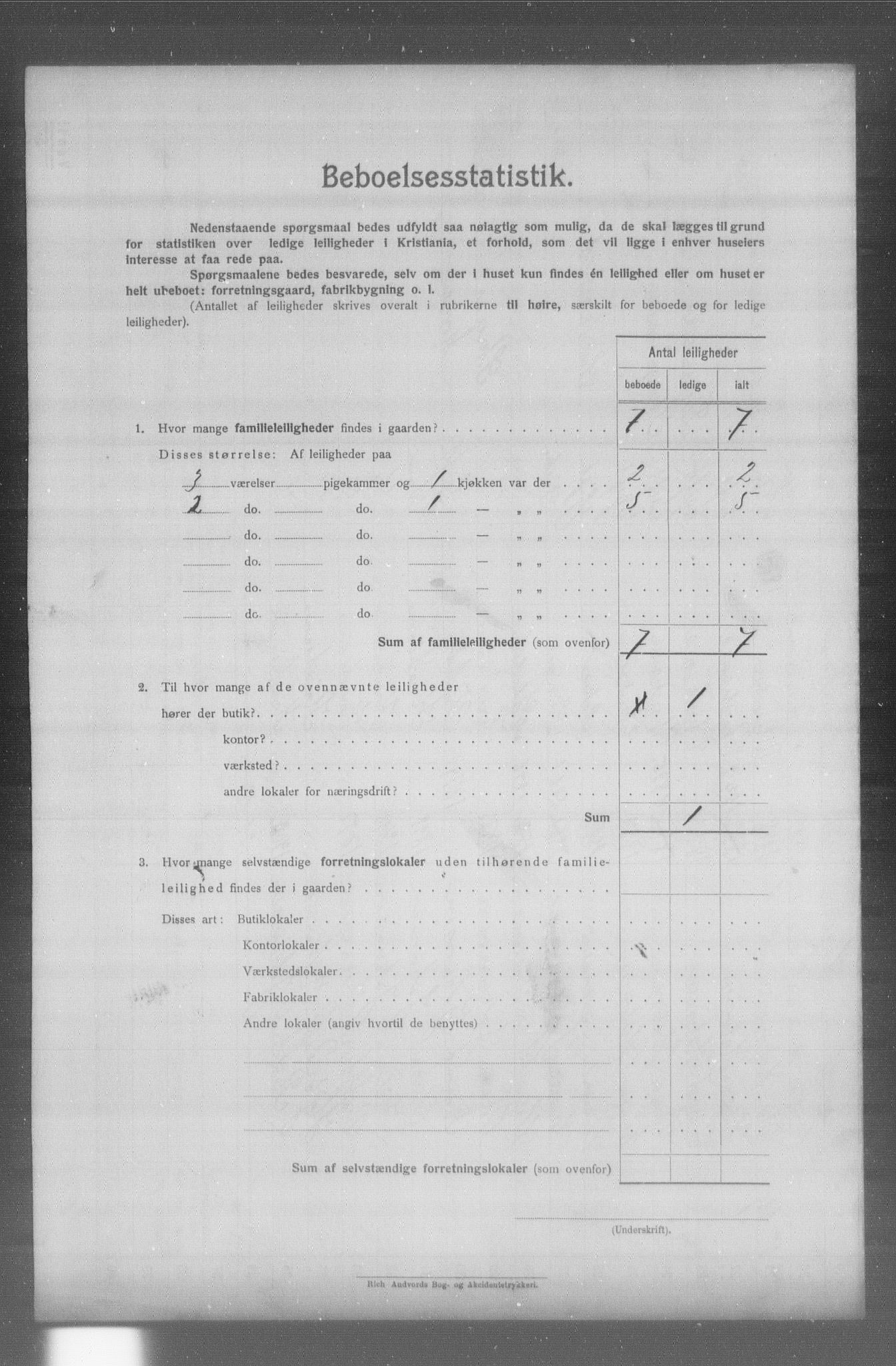 OBA, Municipal Census 1904 for Kristiania, 1904, p. 22391