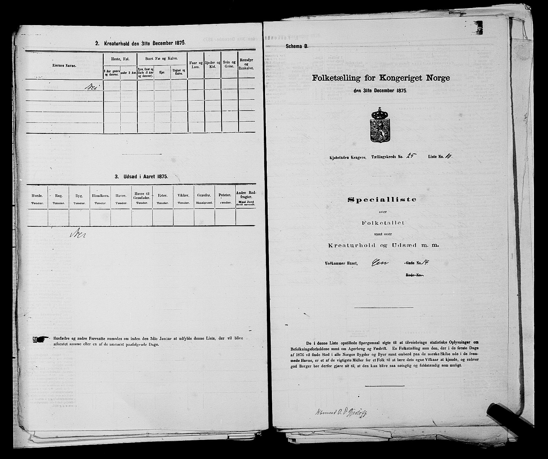 SAKO, 1875 census for 0801P Kragerø, 1875, p. 554