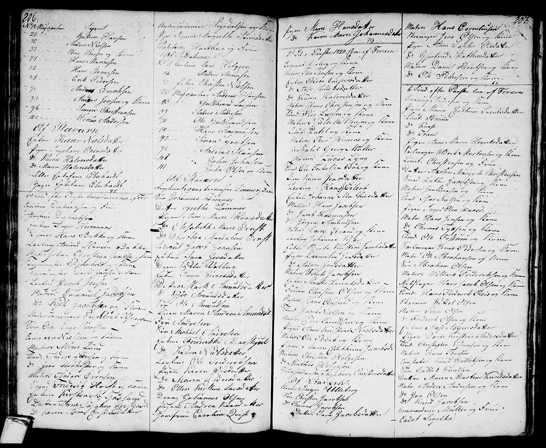 Stavern kirkebøker, SAKO/A-318/F/Fa/L0004: Parish register (official) no. 4, 1809-1816, p. 206-207