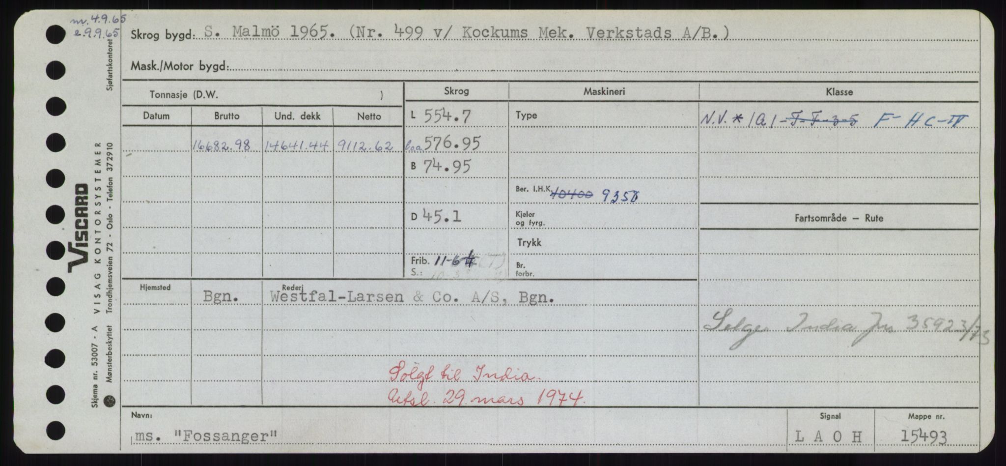 Sjøfartsdirektoratet med forløpere, Skipsmålingen, RA/S-1627/H/Hd/L0011: Fartøy, Fla-Får, p. 223