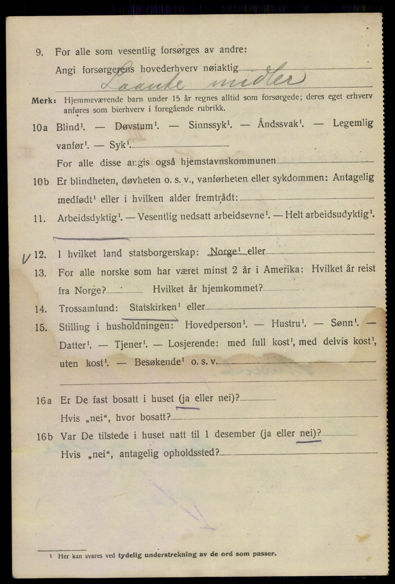 SAO, 1920 census for Kristiania, 1920, p. 432944