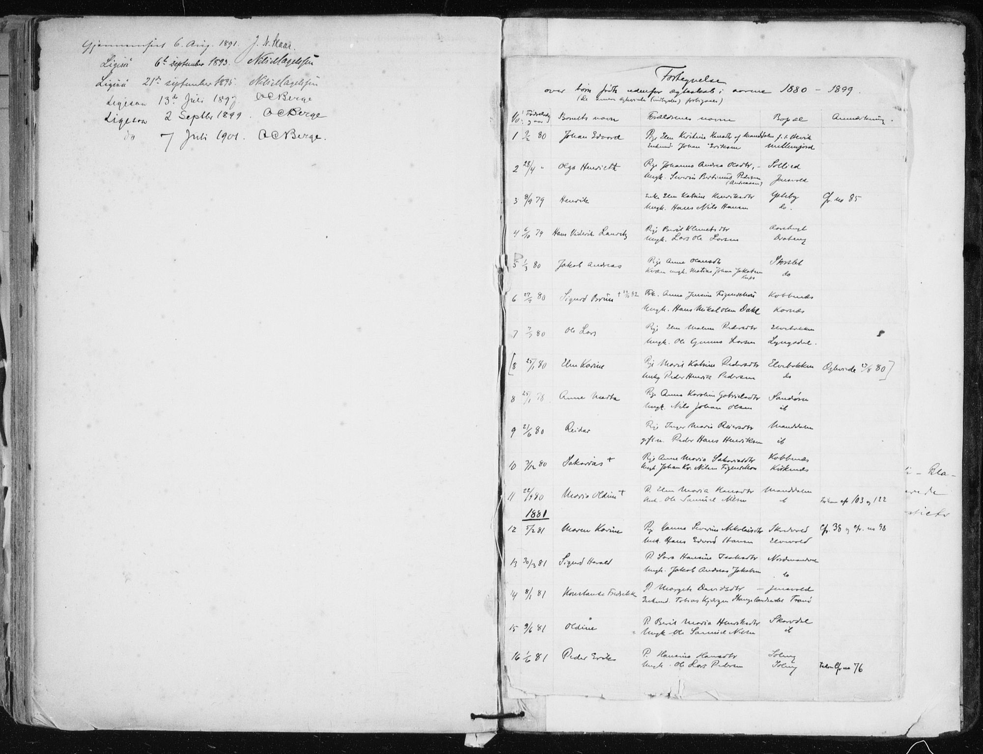 Lyngen sokneprestembete, SATØ/S-1289/H/He/Hea/L0008kirke: Parish register (official) no. 8, 1891-1902