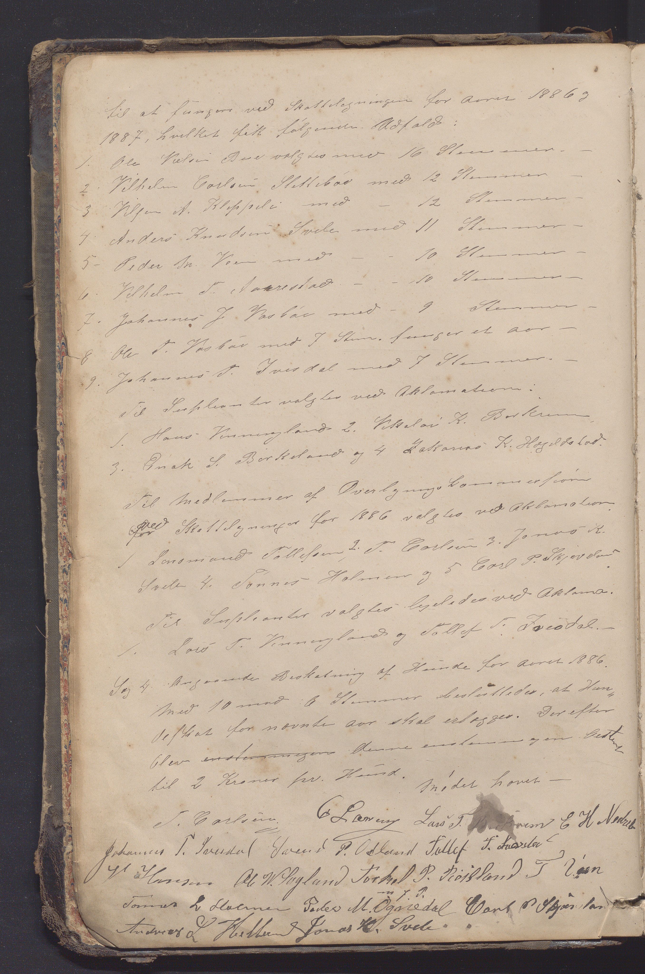 Bjerkreim kommune - Formannskapet/Sentraladministrasjonen, IKAR/K-101531/A/Aa/L0002: Møtebok, 1884-1903, p. 4b