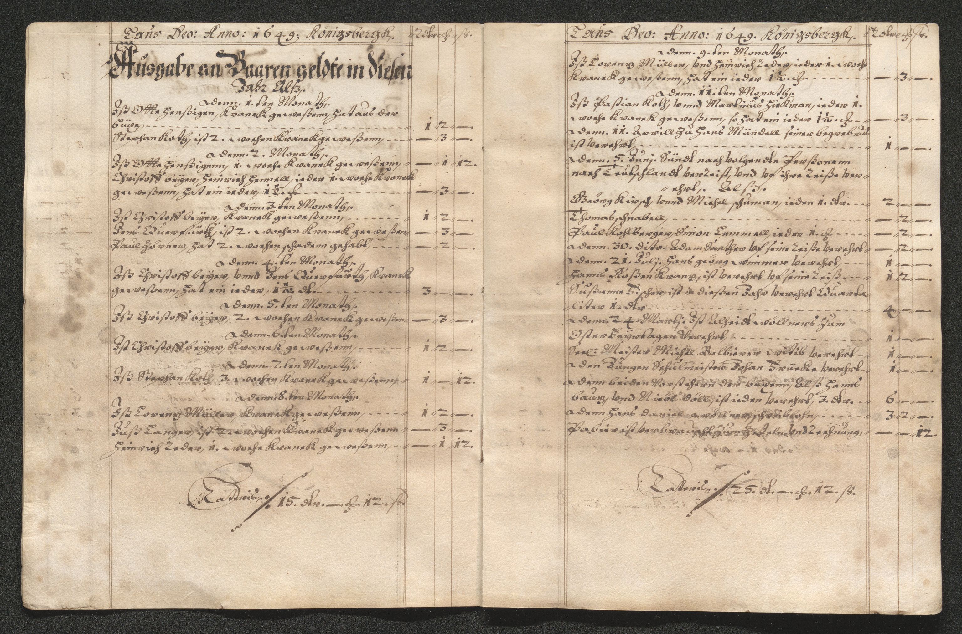 Kongsberg Sølvverk 1623-1816, SAKO/EA-3135/001/D/Di/Dib/L0004: Regnskaper for knappschaftkassen , 1630-1663, p. 123