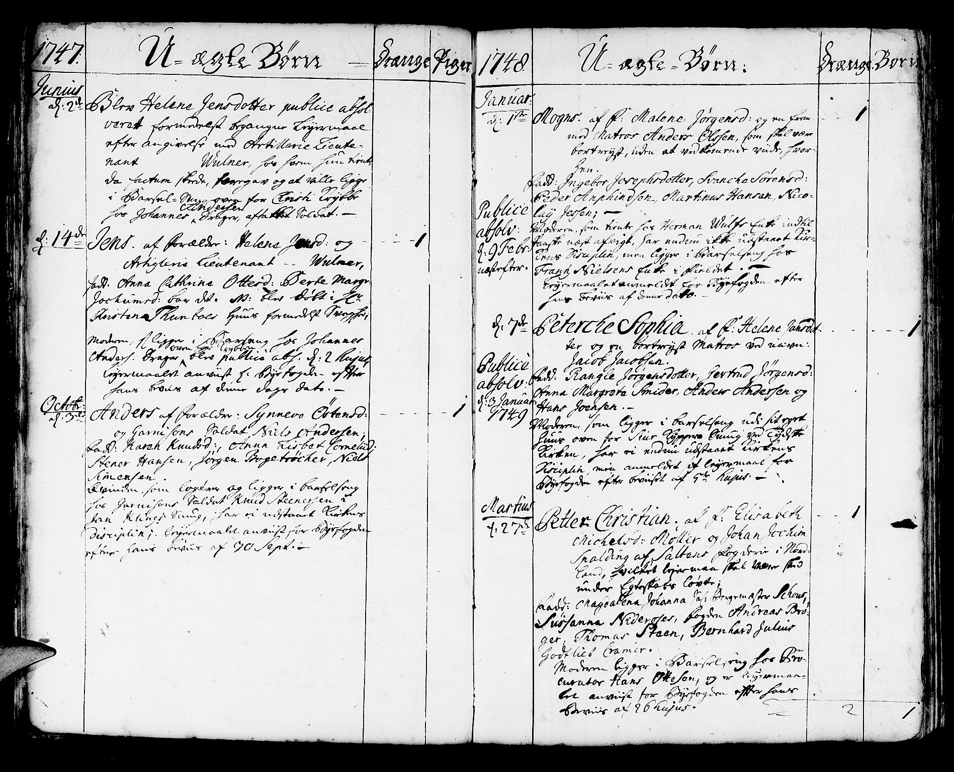 Korskirken sokneprestembete, SAB/A-76101/H/Haa/L0004: Parish register (official) no. A 4, 1720-1750, p. 303