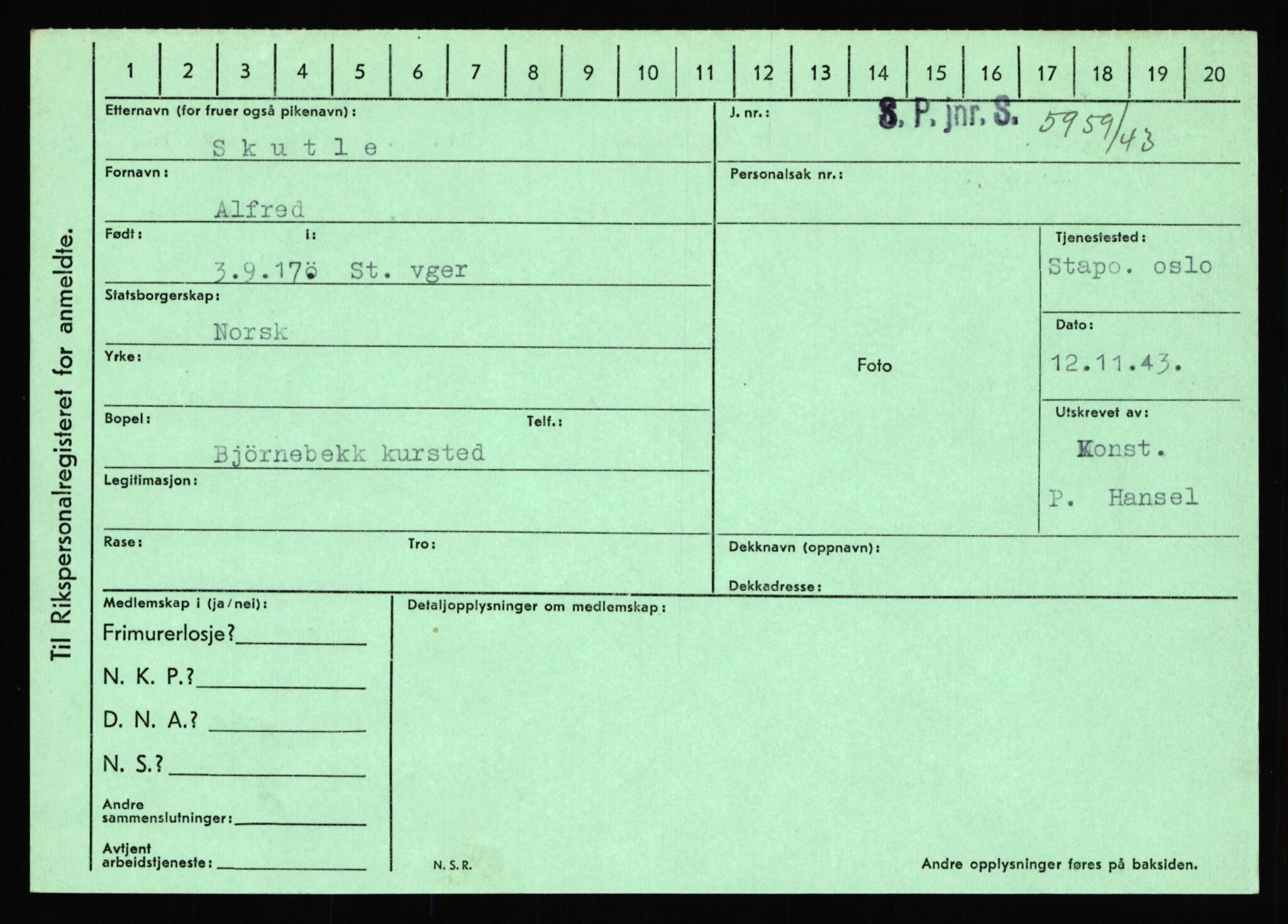 Statspolitiet - Hovedkontoret / Osloavdelingen, AV/RA-S-1329/C/Ca/L0014: Seterlien - Svartås, 1943-1945, p. 1577