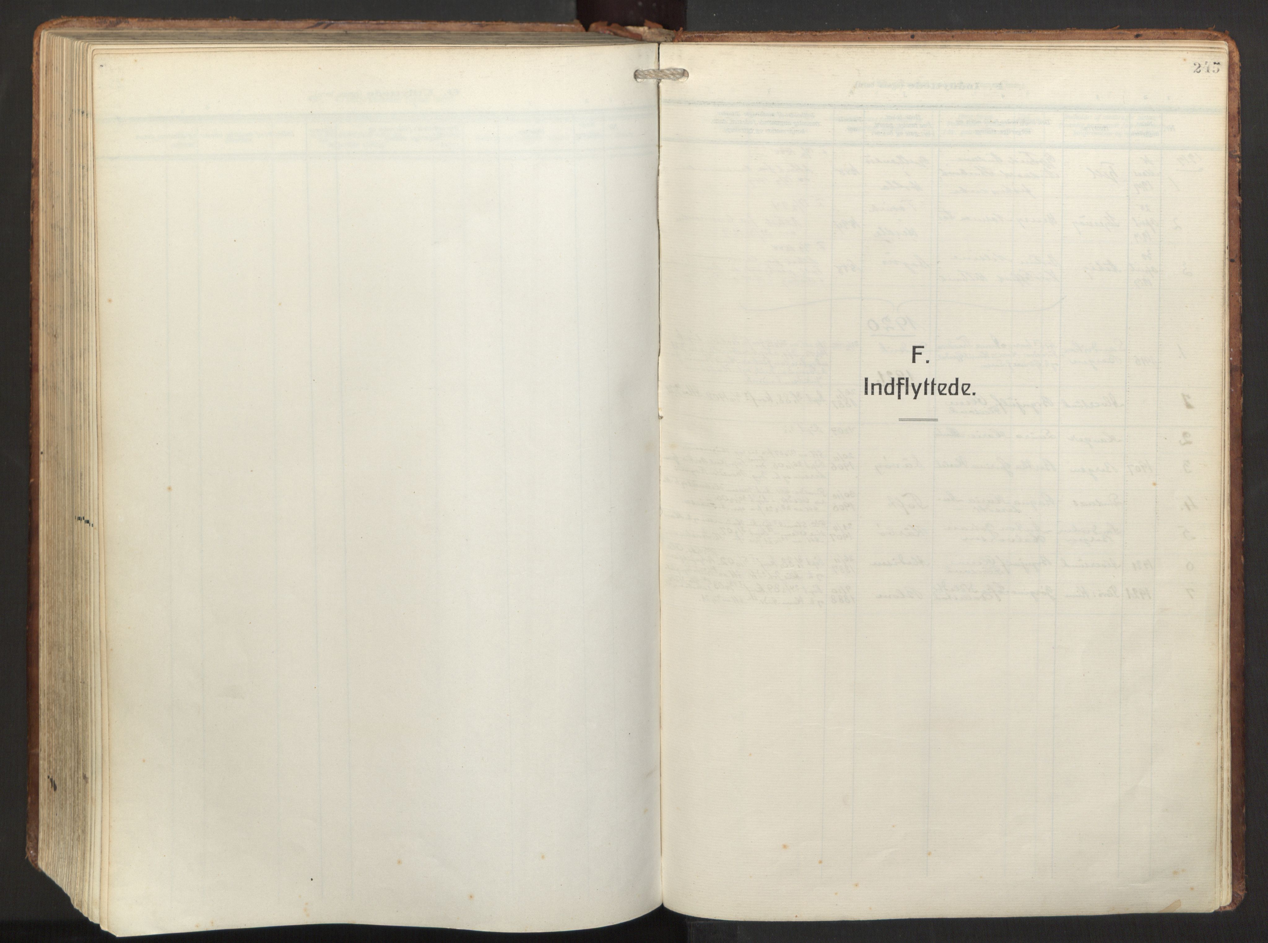 Herdla Sokneprestembete, SAB/A-75701/H/Haa: Parish register (official) no. A 6, 1918-1933, p. 245
