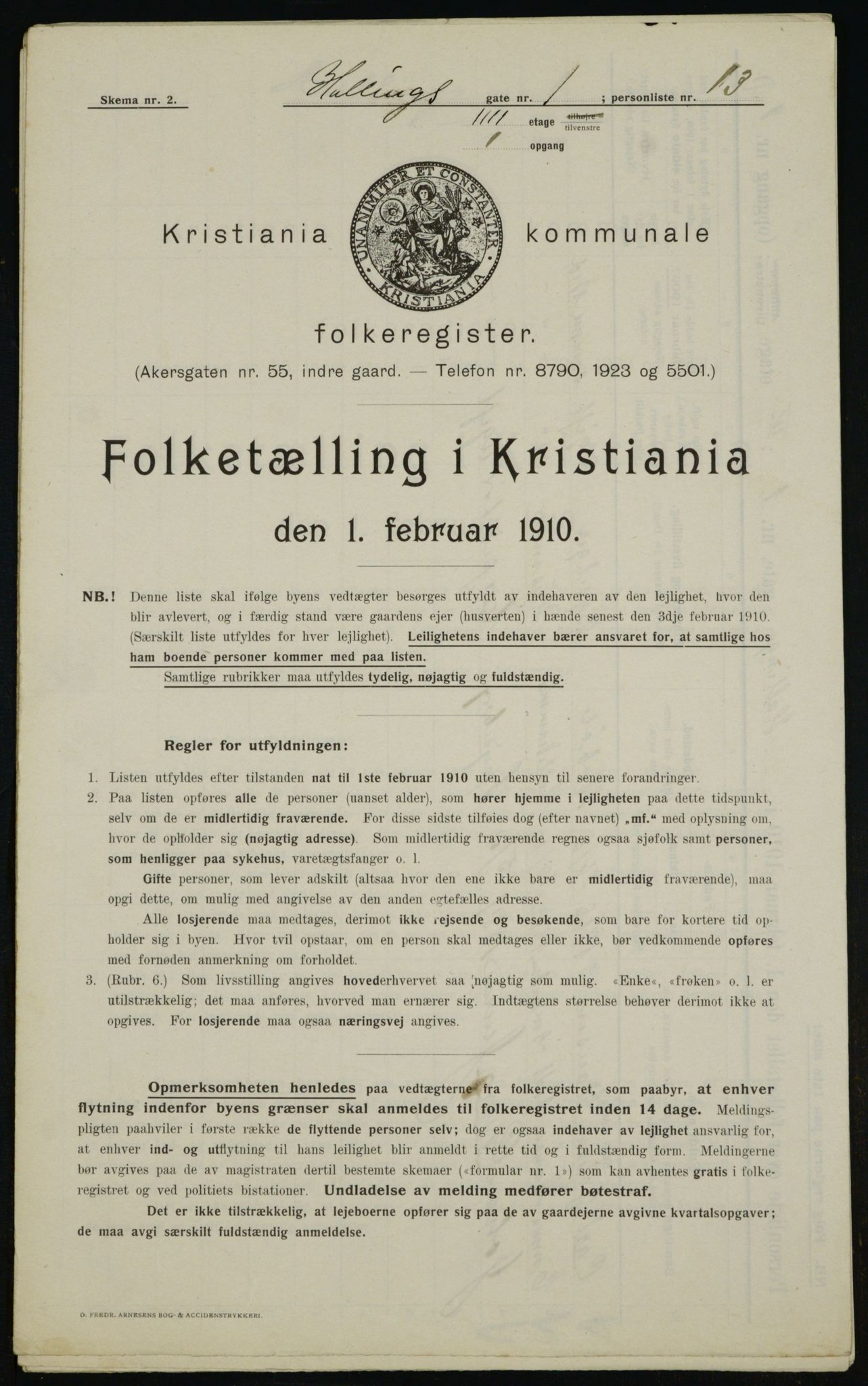 OBA, Municipal Census 1910 for Kristiania, 1910, p. 31971