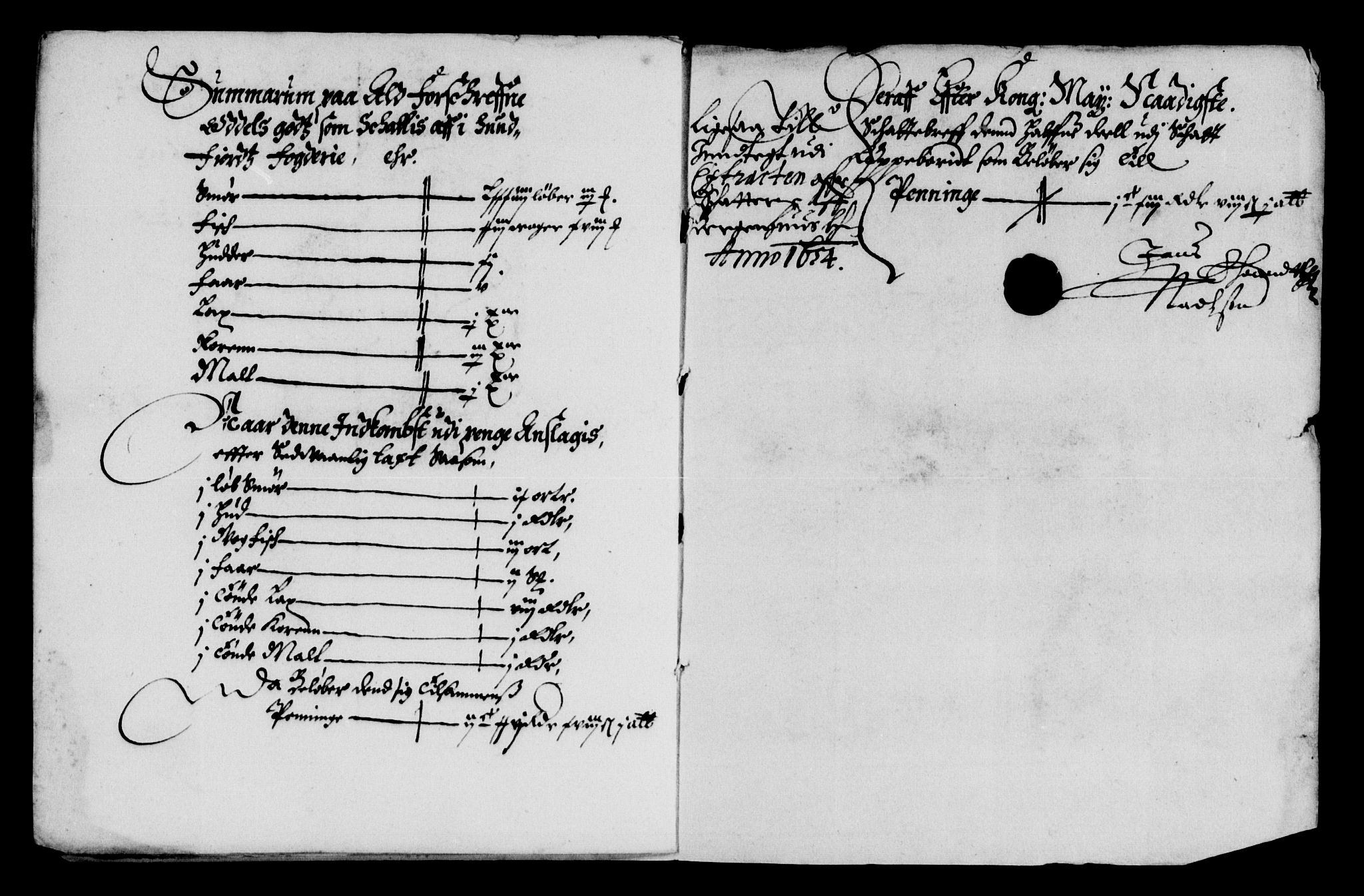 Rentekammeret inntil 1814, Reviderte regnskaper, Lensregnskaper, AV/RA-EA-5023/R/Rb/Rbt/L0129: Bergenhus len, 1654-1655