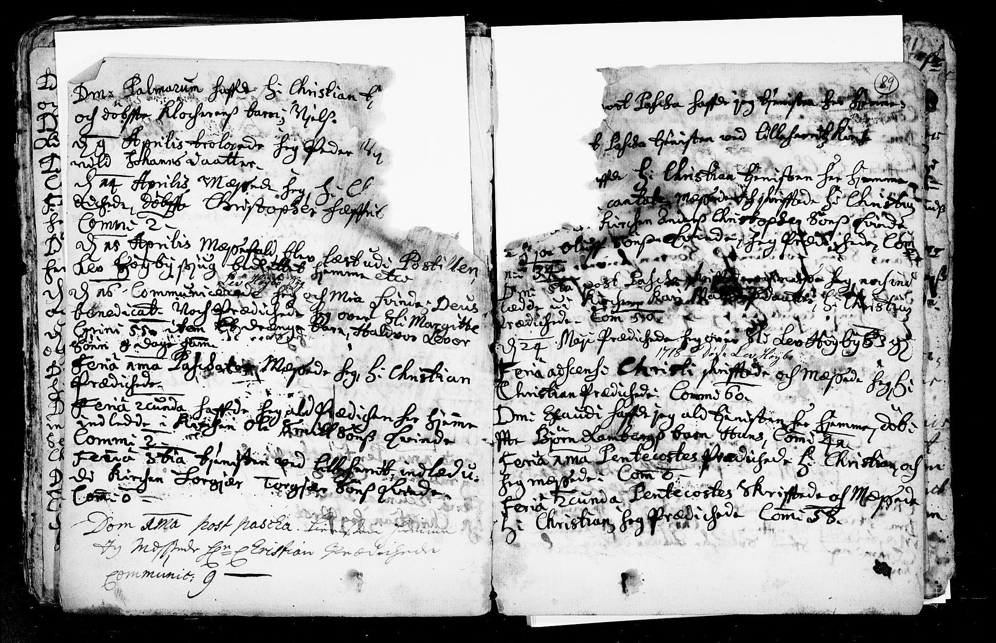 Heddal kirkebøker, SAKO/A-268/F/Fa/L0002: Parish register (official) no. I 2, 1699-1722, p. 89